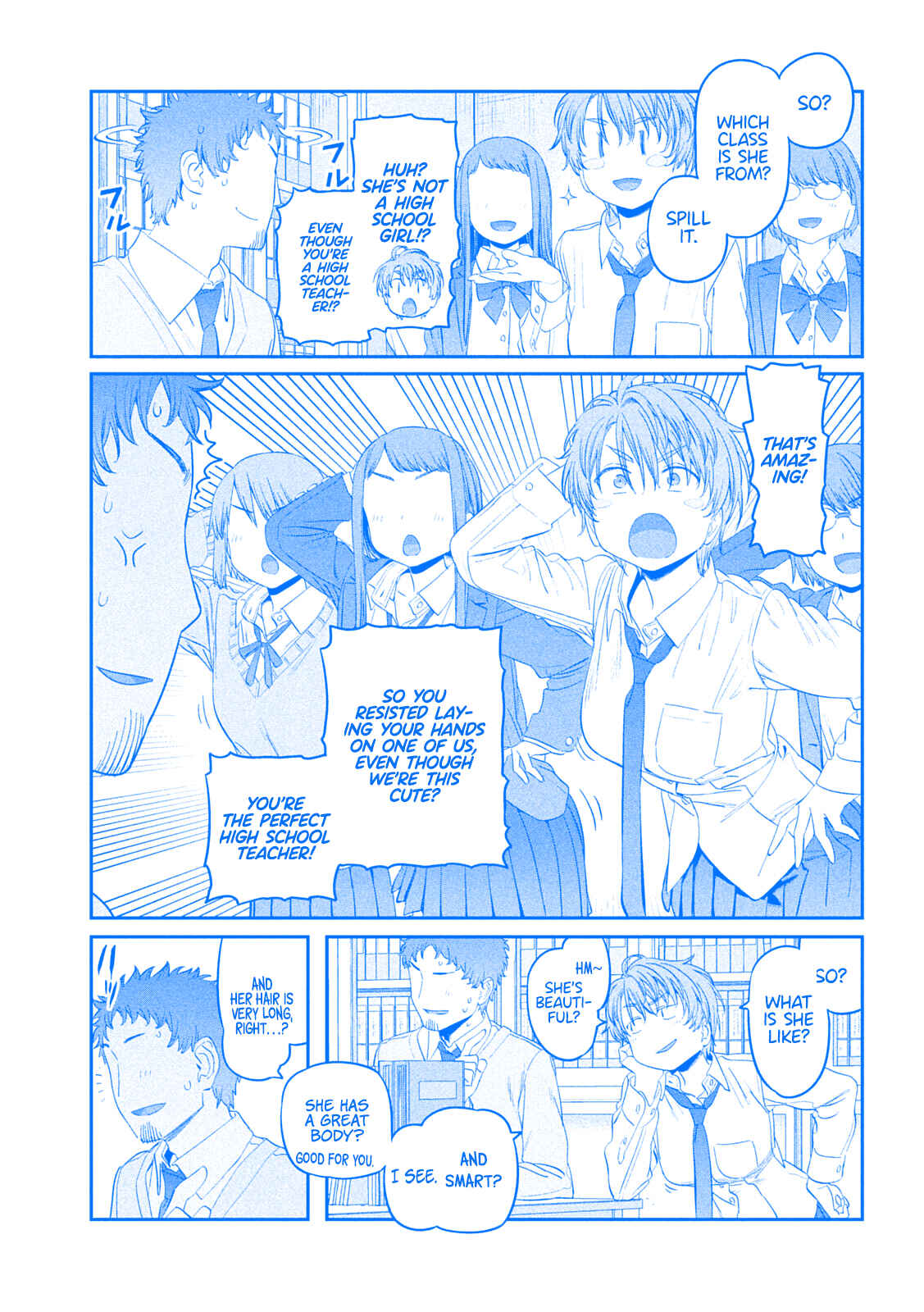Page 5 Chapter 34 Getsuyoubi no Tawawa (Blue) (Fan Colored)