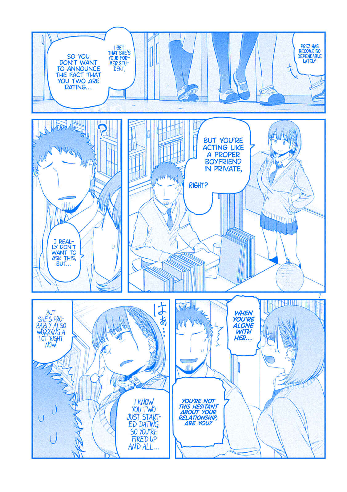 Page 7 Chapter 34 Getsuyoubi no Tawawa (Blue) (Fan Colored)