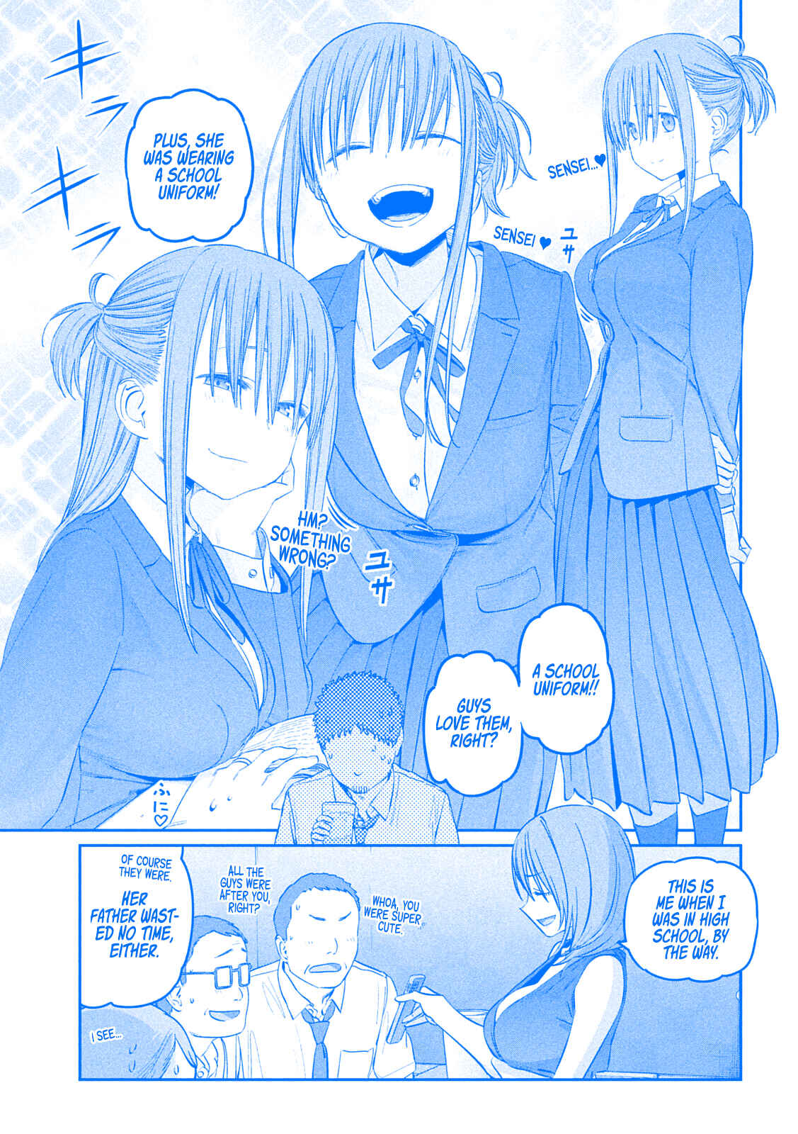 Page 5 Chapter 43 Getsuyoubi no Tawawa (Blue) (Fan Colored)