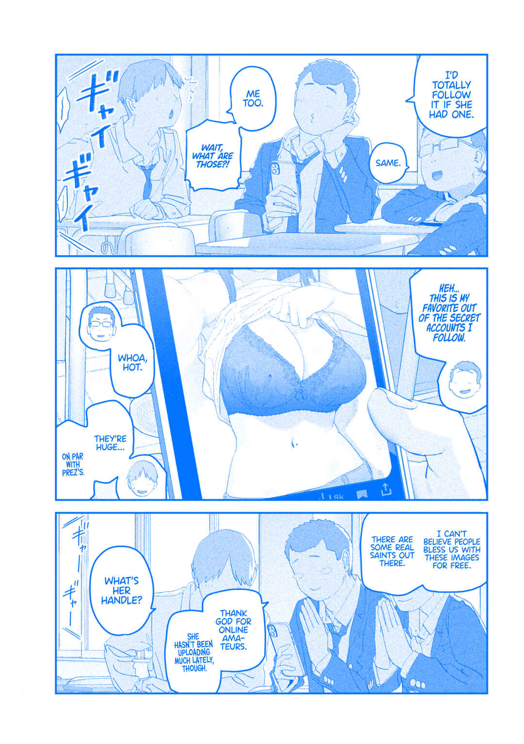 Page 10 Chapter 106 Getsuyoubi no Tawawa (Blue) (Fan Colored)