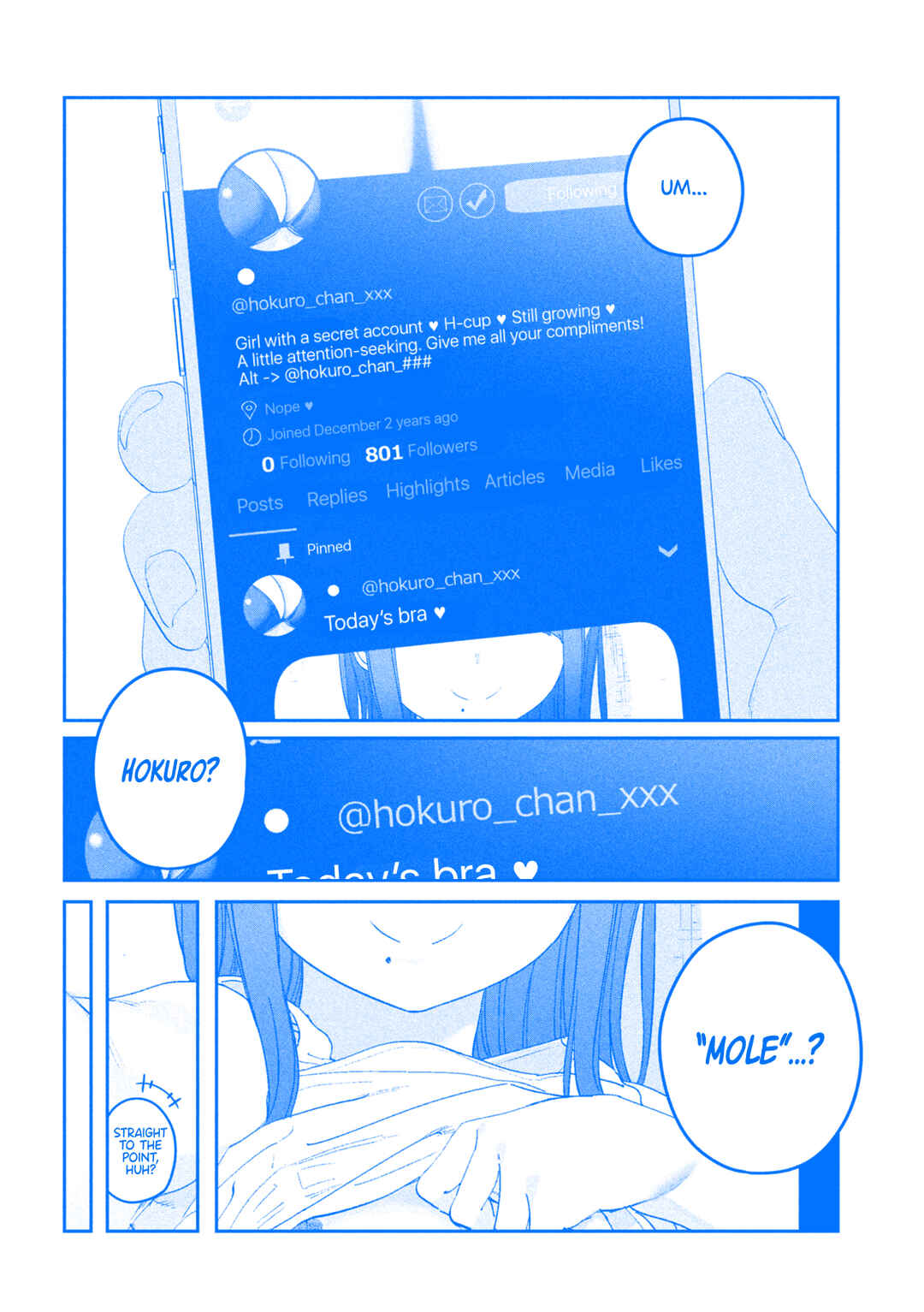 Page 11 Chapter 106 Getsuyoubi no Tawawa (Blue) (Fan Colored)