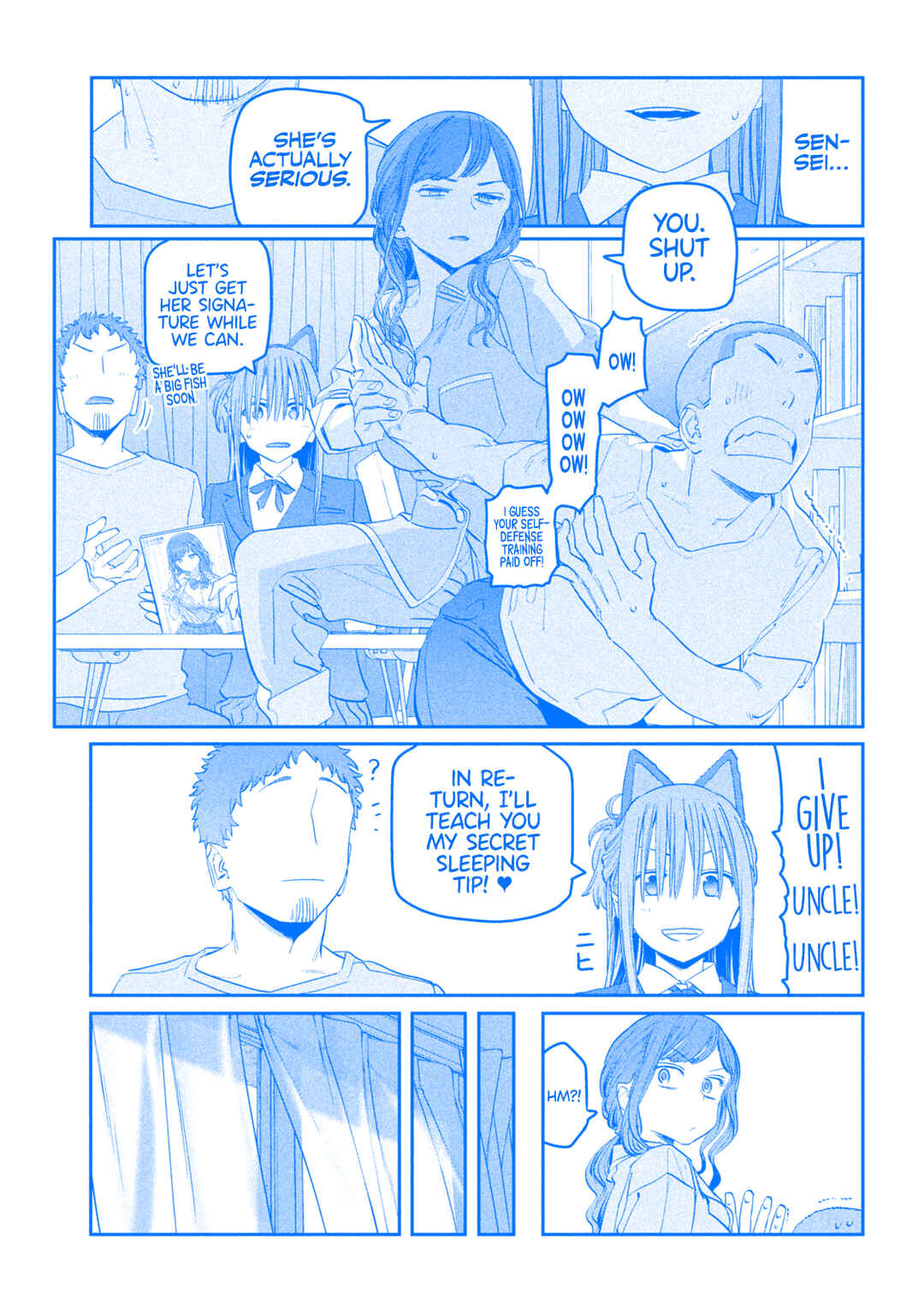 Page 12 Chapter 85 Getsuyoubi no Tawawa (Blue) (Fan Colored)