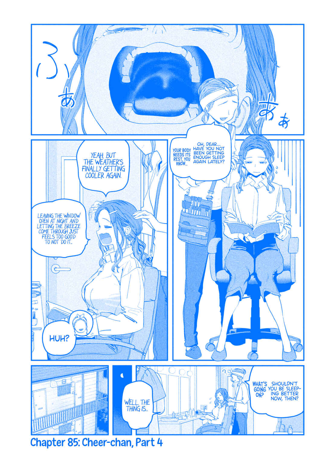 Page 2 Chapter 85 Getsuyoubi no Tawawa (Blue) (Fan Colored)