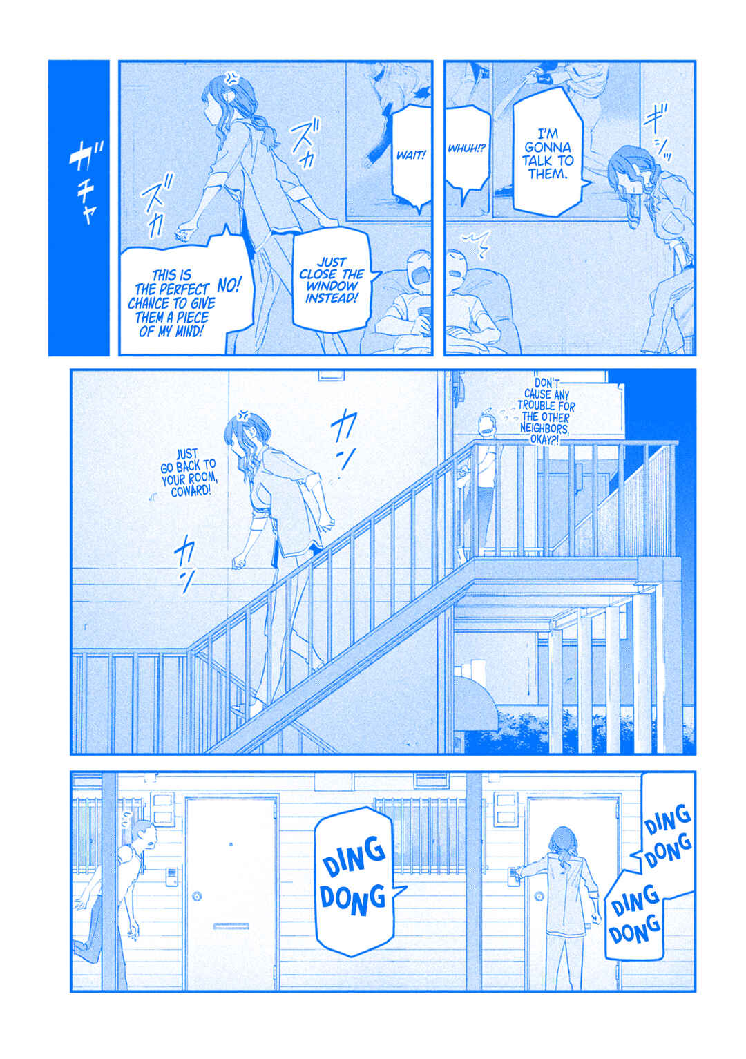 Page 4 Chapter 85 Getsuyoubi no Tawawa (Blue) (Fan Colored)