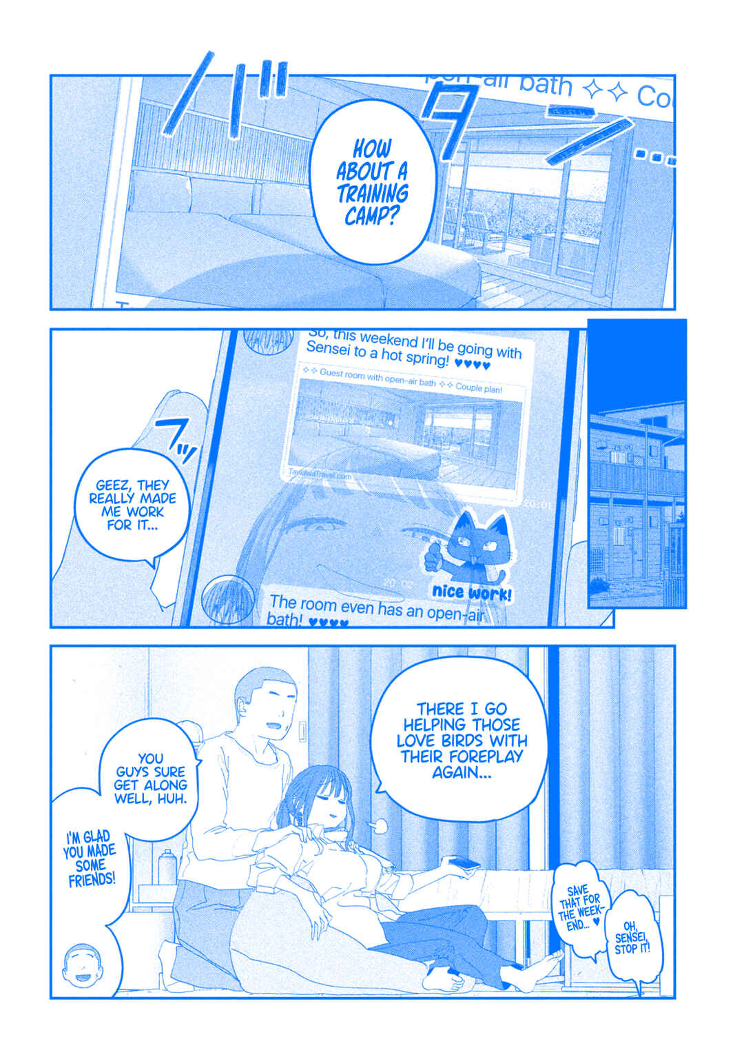 Page 13 Chapter 117 Getsuyoubi no Tawawa (Blue) (Fan Colored)