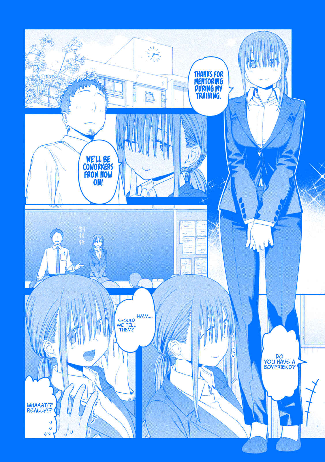 Page 4 Chapter 24 Getsuyoubi no Tawawa (Blue) (Fan Colored)