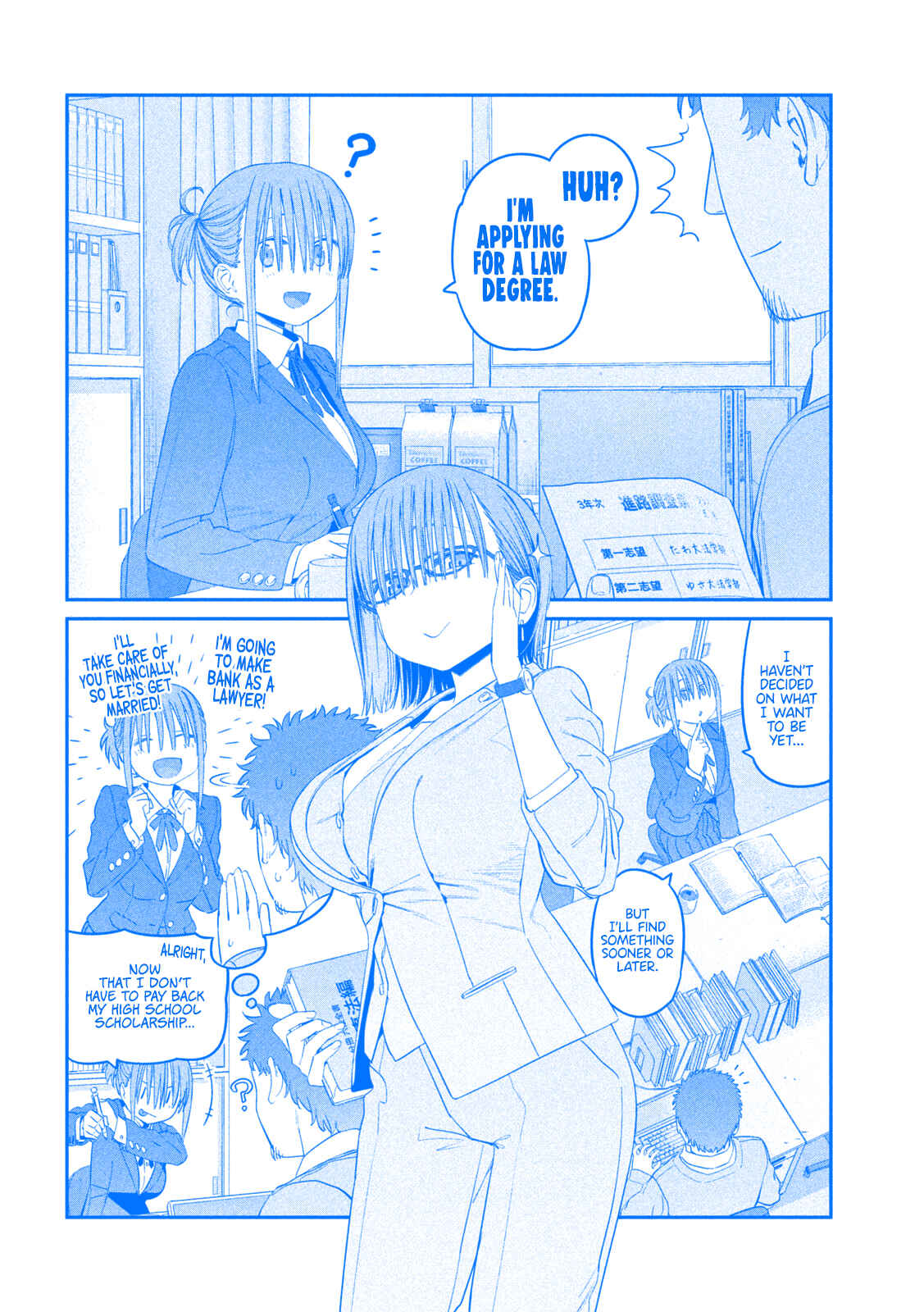 Page 6 Chapter 24 Getsuyoubi no Tawawa (Blue) (Fan Colored)