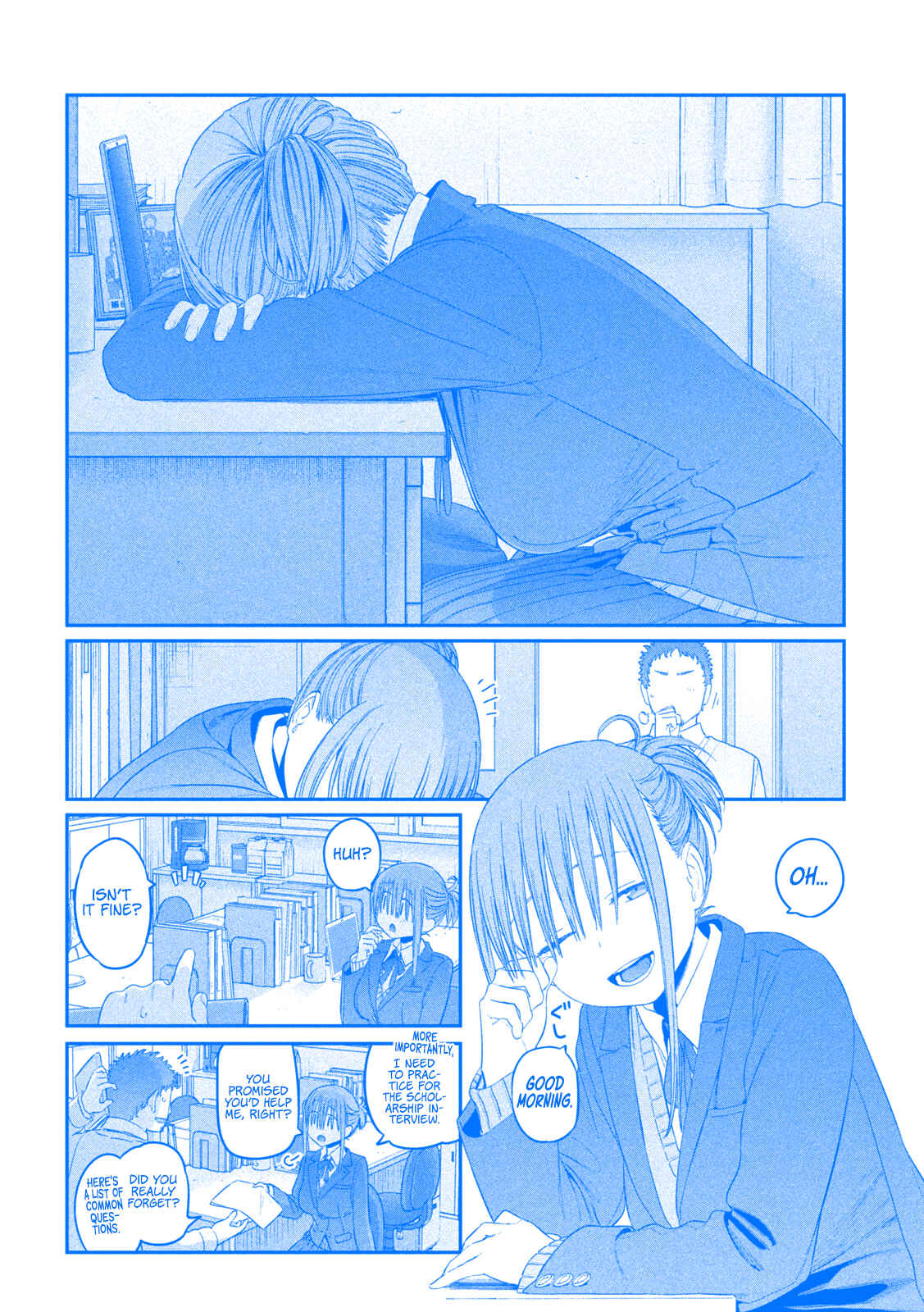 Page 8 Chapter 24 Getsuyoubi no Tawawa (Blue) (Fan Colored)