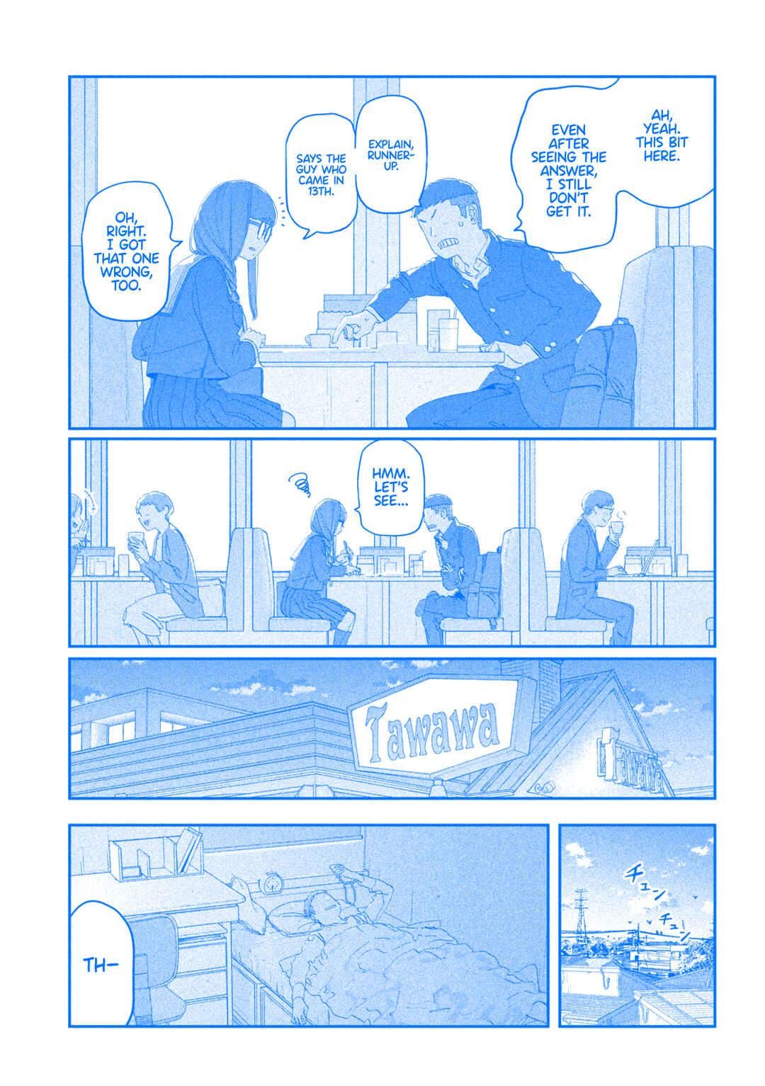 Page 11 Chapter 114 Getsuyoubi no Tawawa (Blue) (Fan Colored)