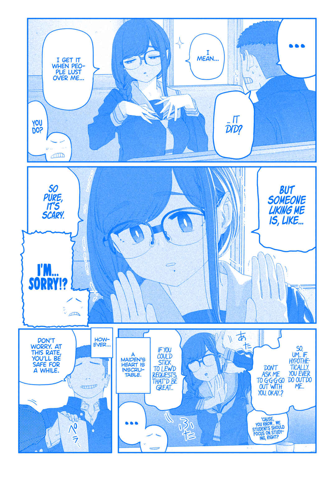 Page 7 Chapter 114 Getsuyoubi no Tawawa (Blue) (Fan Colored)