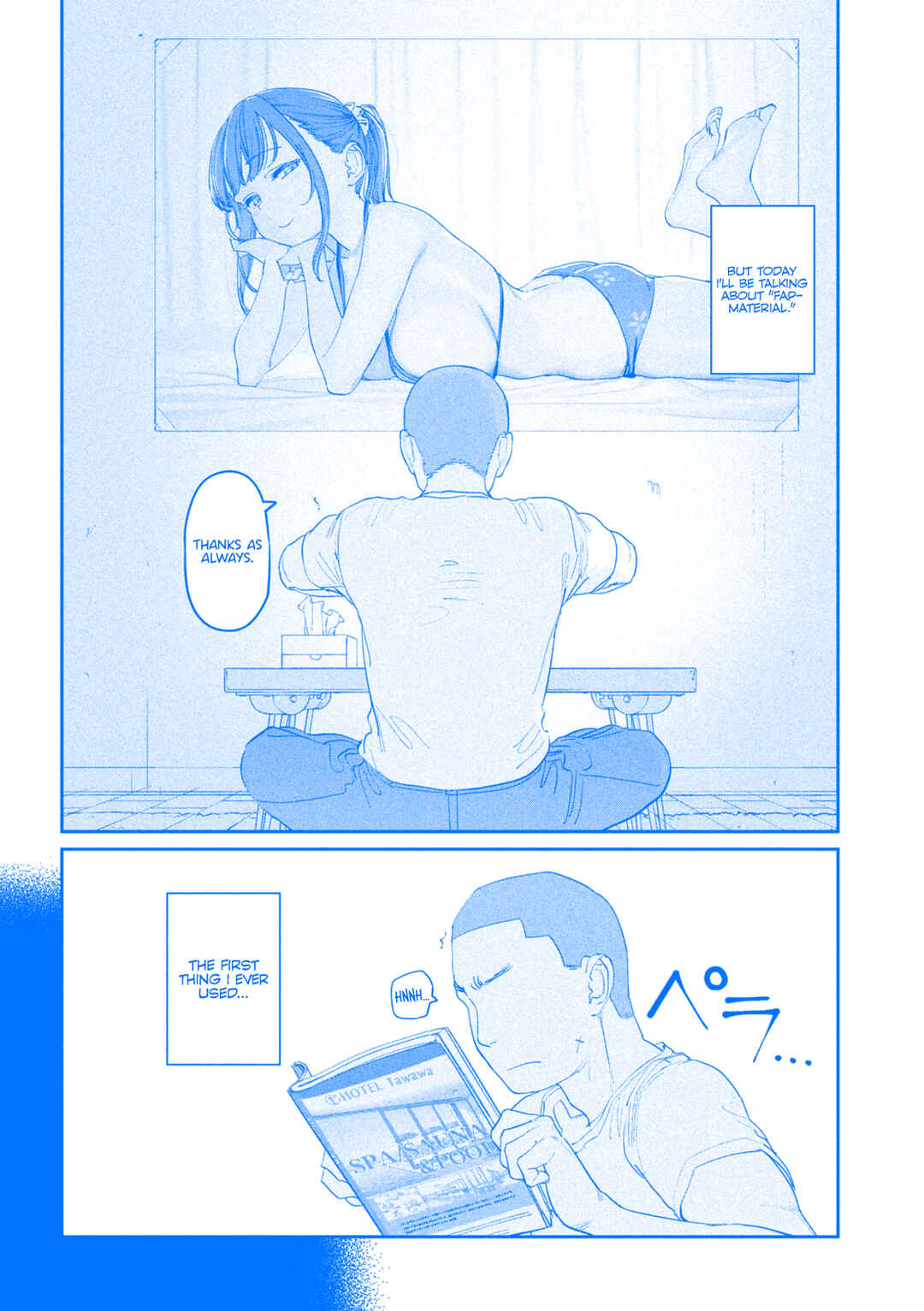 Page 3 Chapter 77 Getsuyoubi no Tawawa (Blue) (Fan Colored)