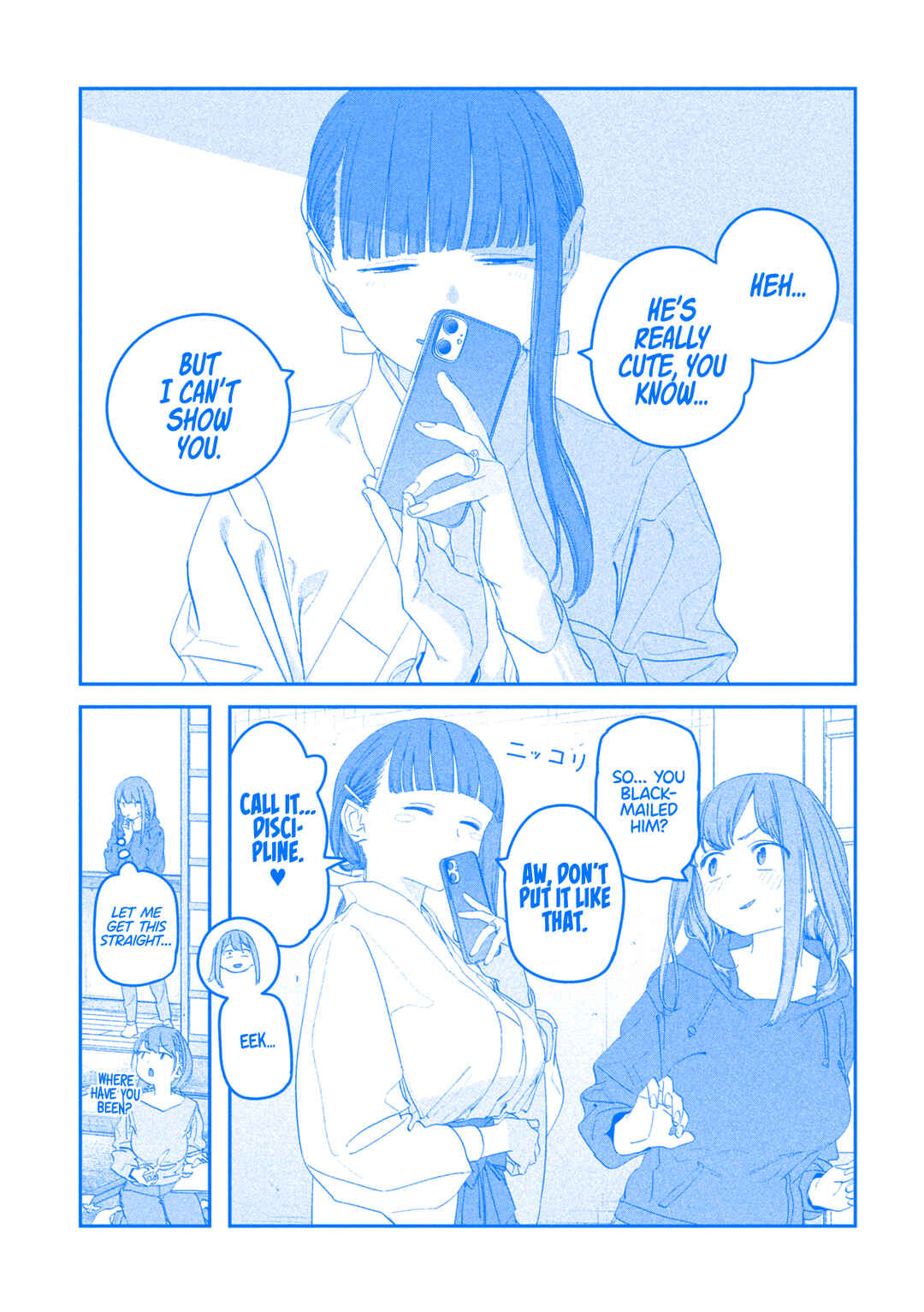 Page 10 Chapter 111 Getsuyoubi no Tawawa (Blue) (Fan Colored)