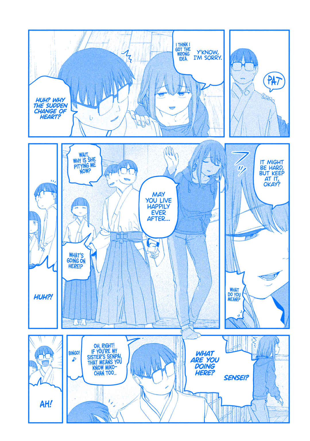 Page 12 Chapter 111 Getsuyoubi no Tawawa (Blue) (Fan Colored)