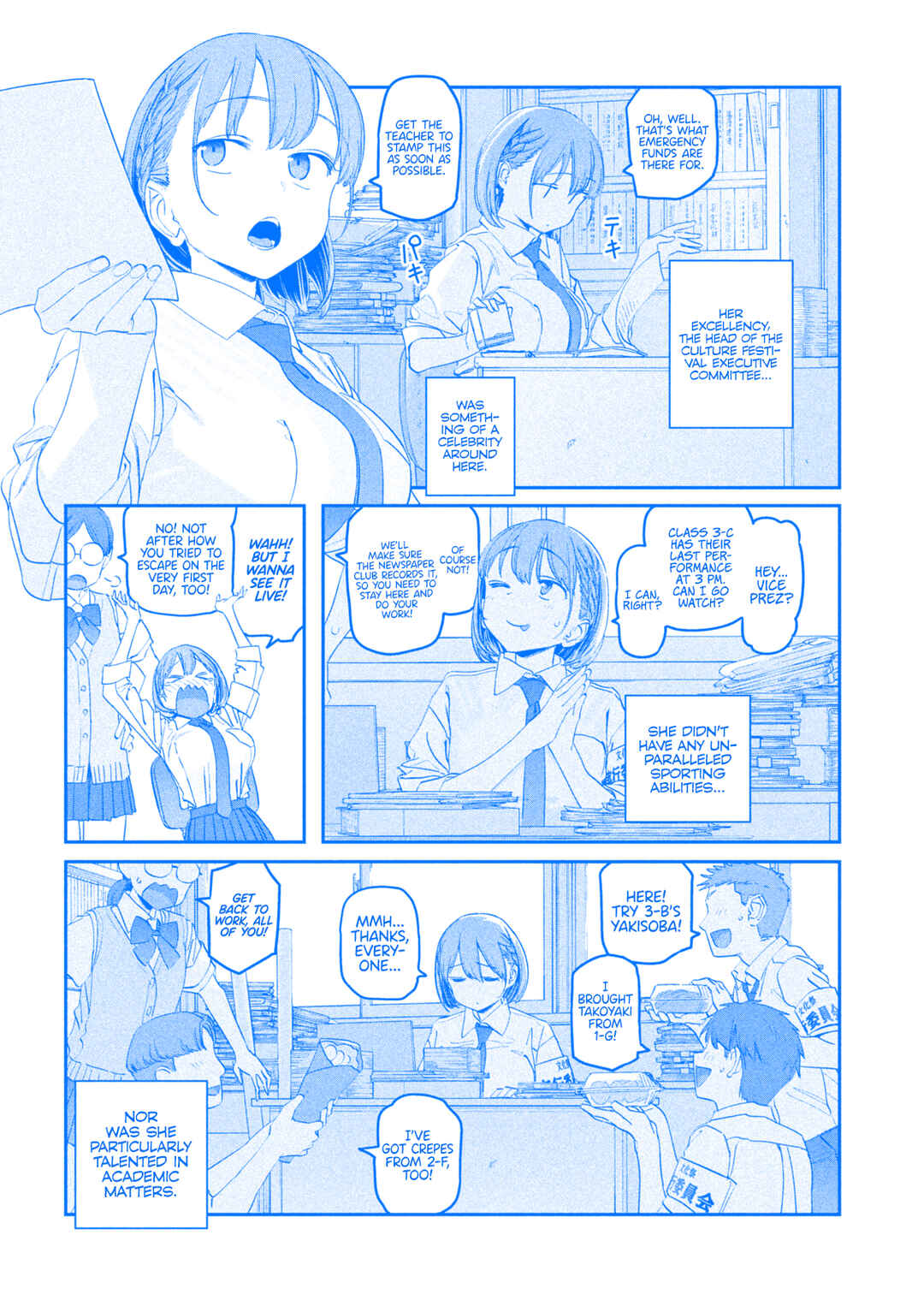 Page 3 Chapter 83 Getsuyoubi no Tawawa (Blue) (Fan Colored)