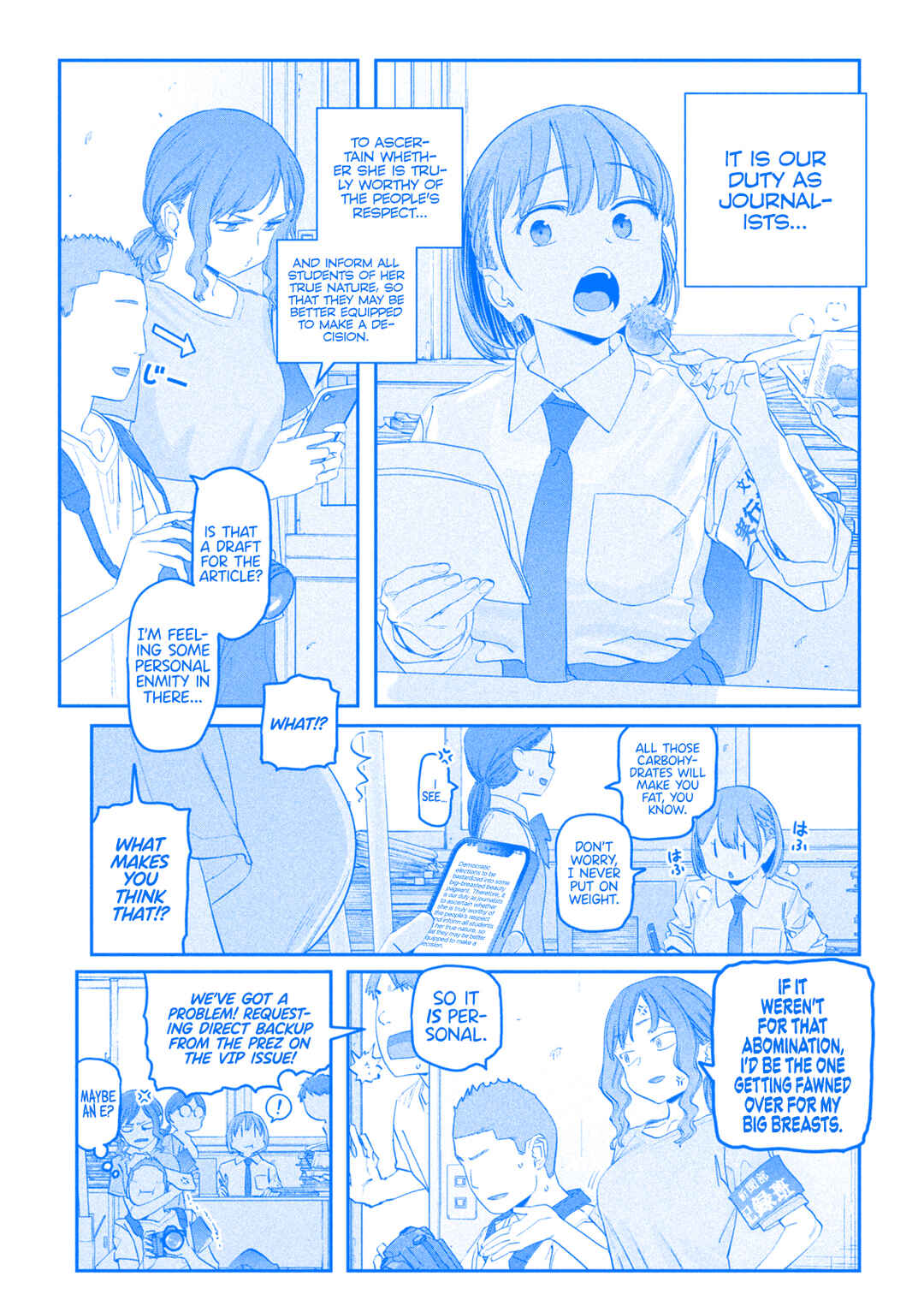Page 6 Chapter 83 Getsuyoubi no Tawawa (Blue) (Fan Colored)