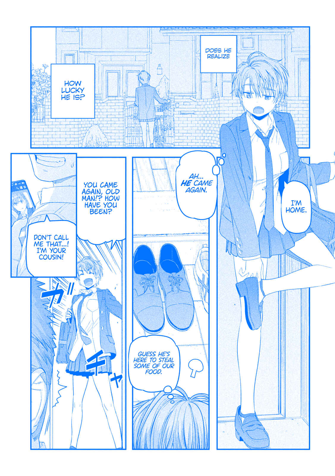 Page 12 Chapter 31 Getsuyoubi no Tawawa (Blue) (Fan Colored)