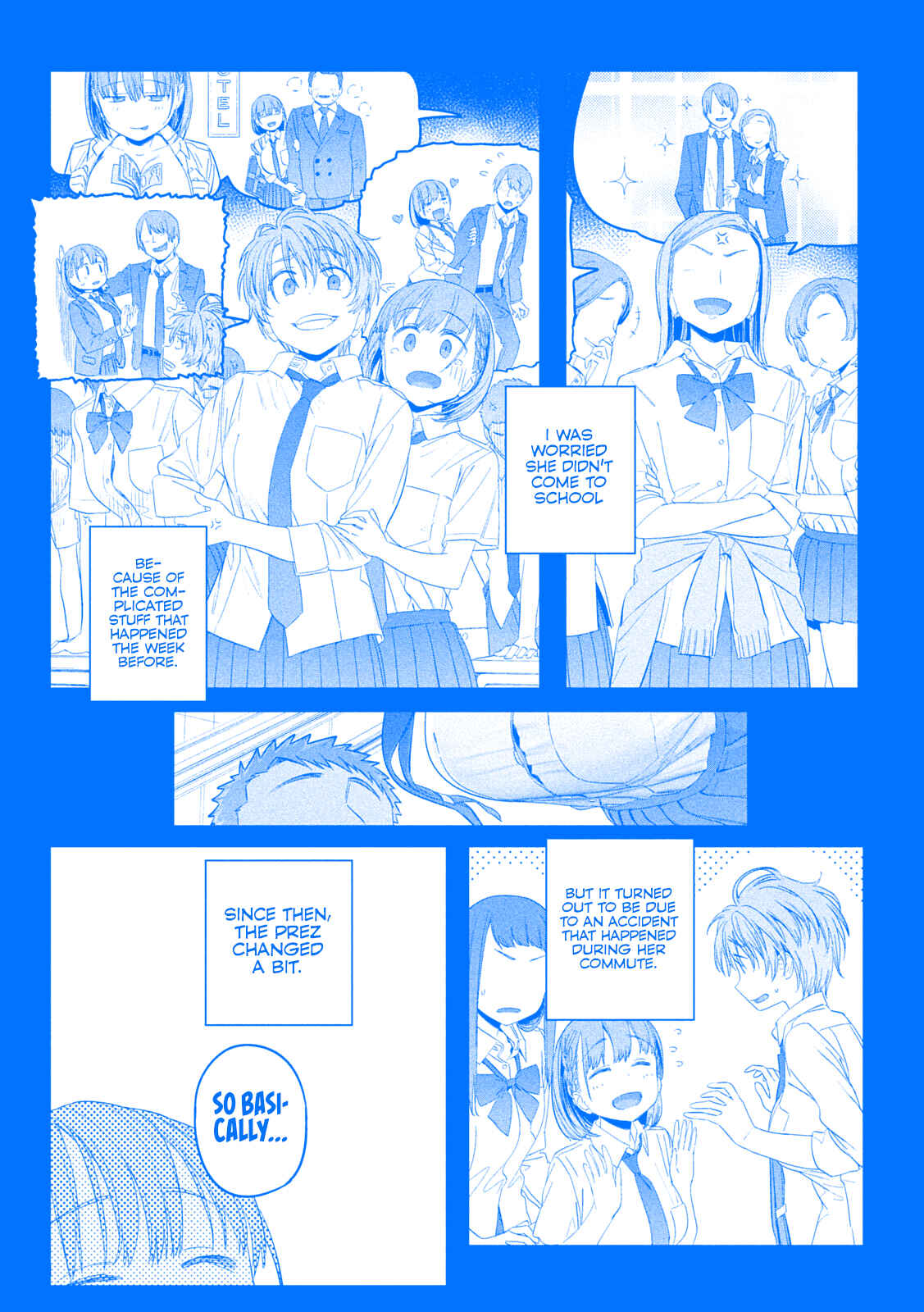 Page 8 Chapter 31 Getsuyoubi no Tawawa (Blue) (Fan Colored)