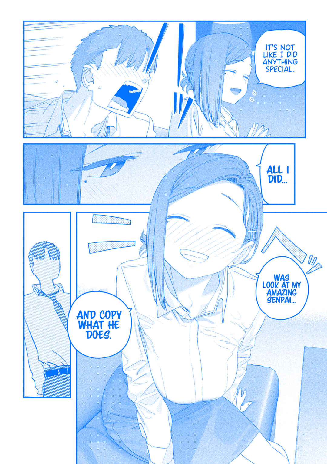 Page 11 Chapter 103 Getsuyoubi no Tawawa (Blue) (Fan Colored)