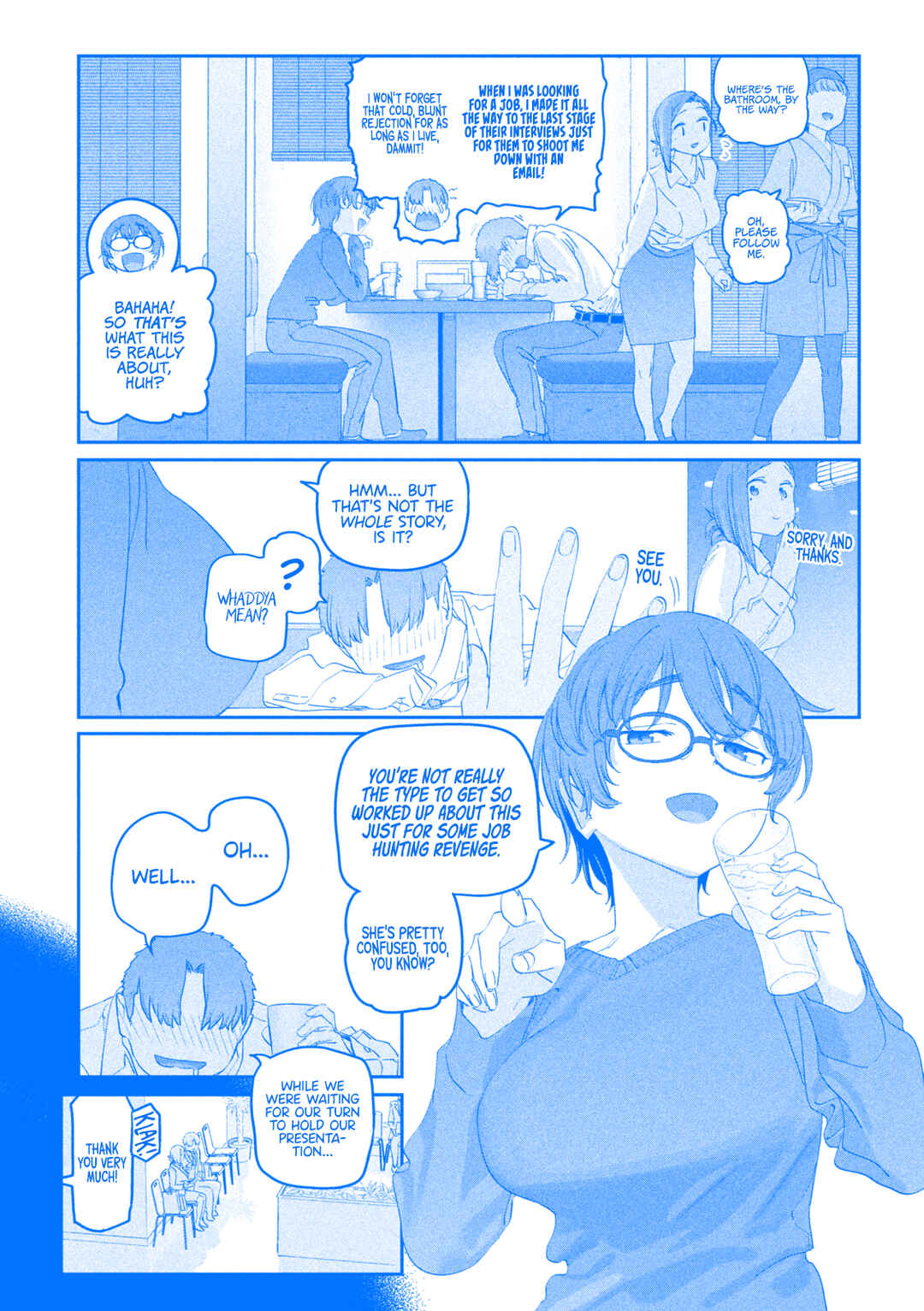 Page 6 Chapter 103 Getsuyoubi no Tawawa (Blue) (Fan Colored)