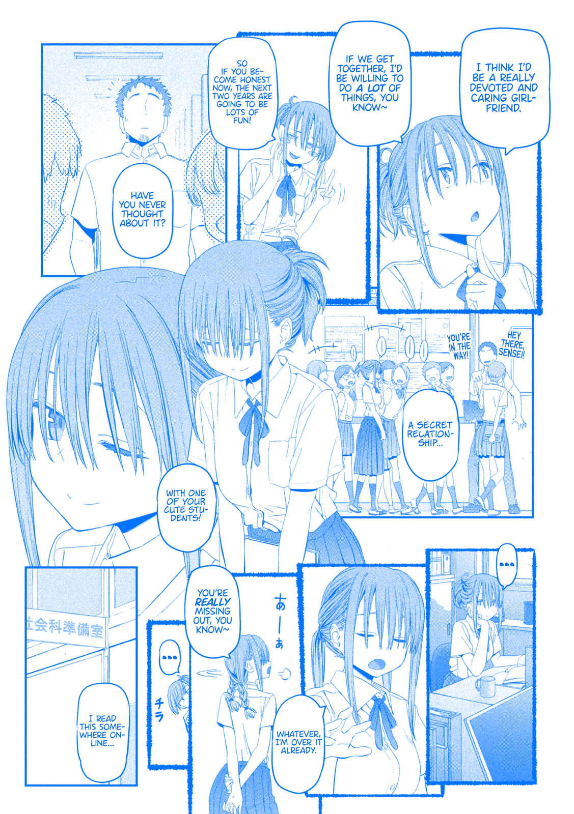 Page 12 Chapter 14 Getsuyoubi no Tawawa (Blue) (Fan Colored)