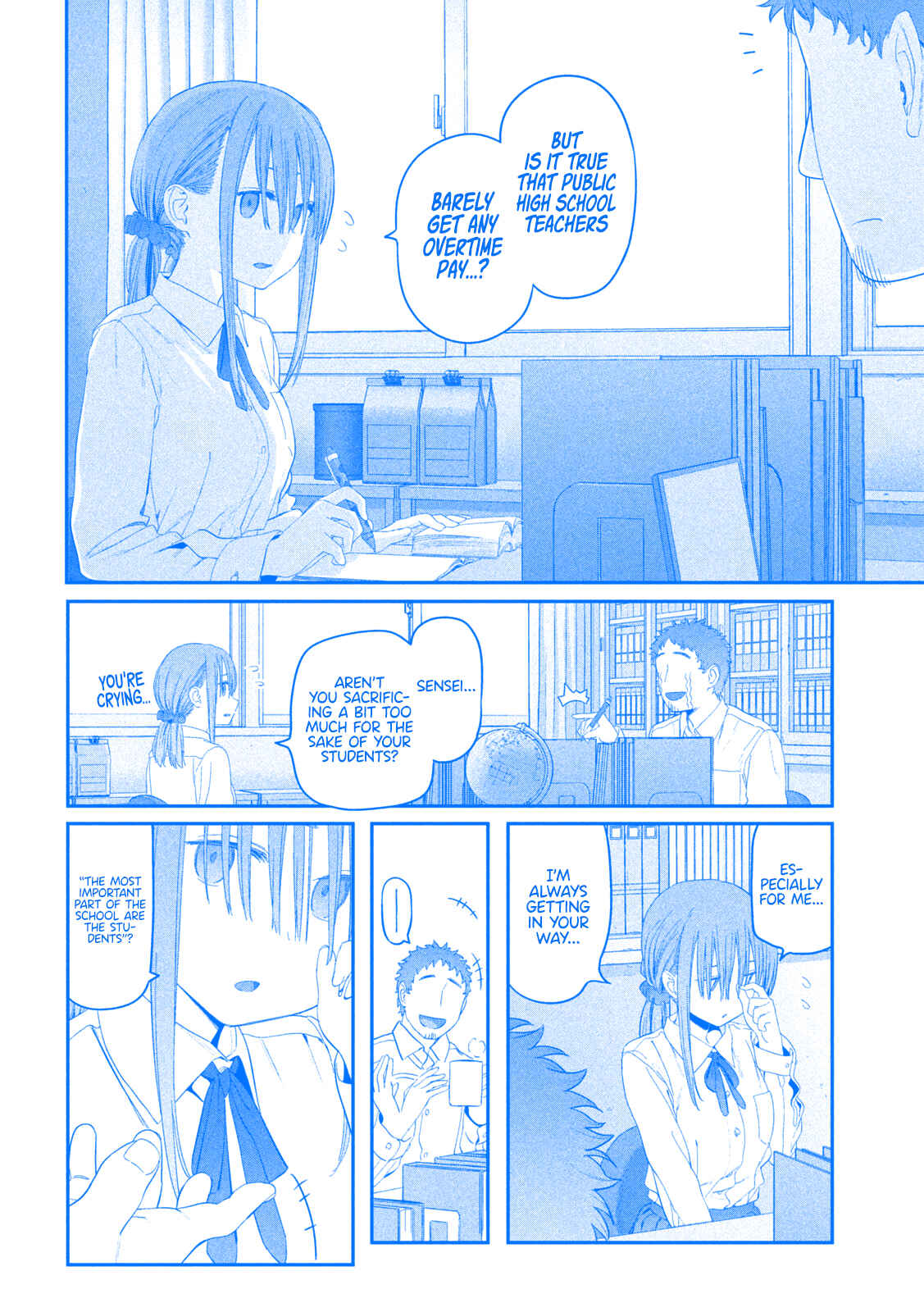 Page 13 Chapter 14 Getsuyoubi no Tawawa (Blue) (Fan Colored)