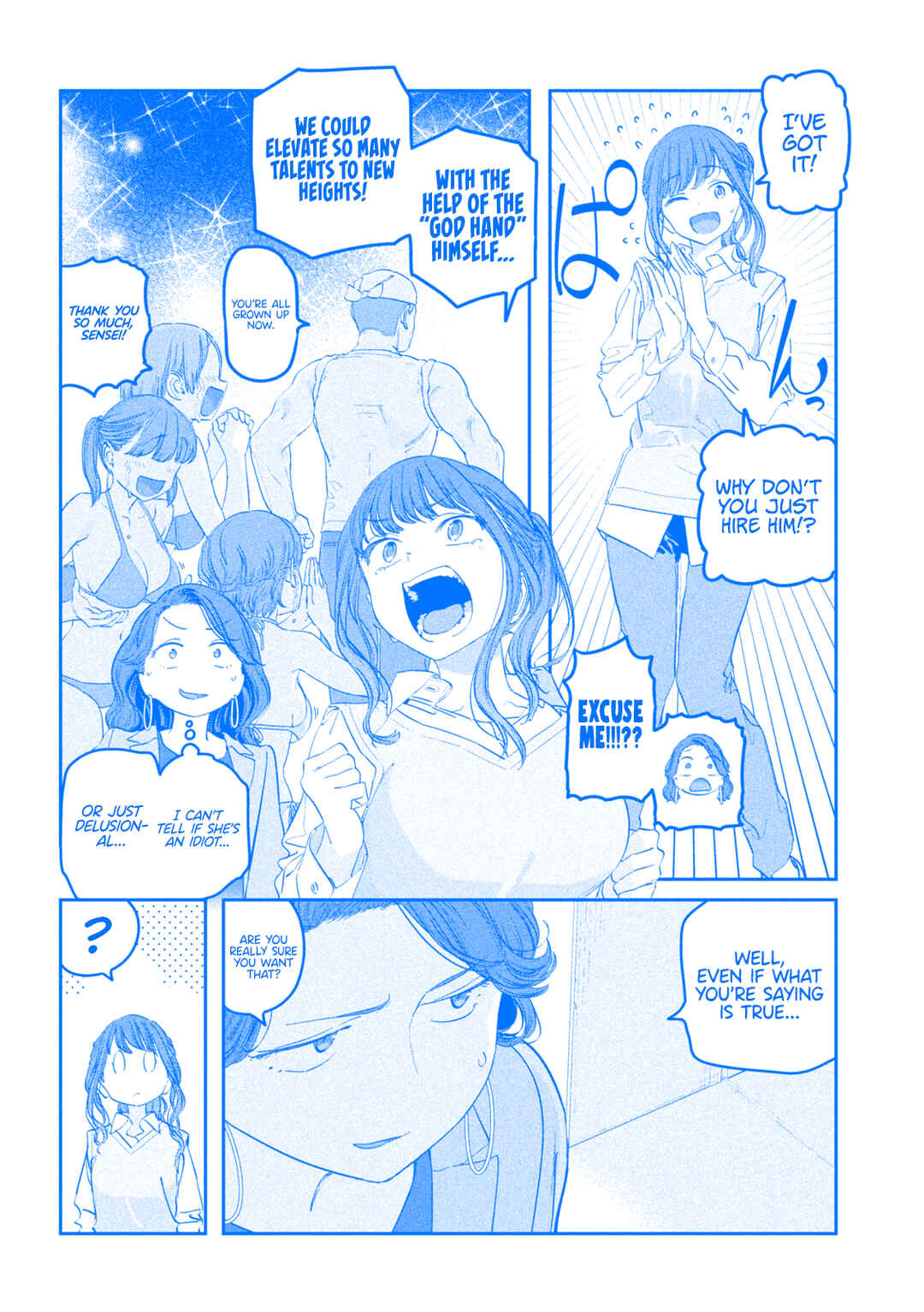 Page 3 Chapter 92 Getsuyoubi no Tawawa (Blue) (Fan Colored)