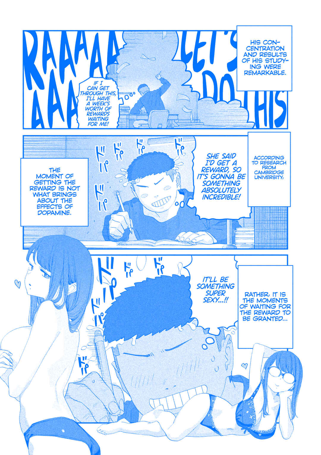 Page 10 Chapter 116 Getsuyoubi no Tawawa (Blue) (Fan Colored)