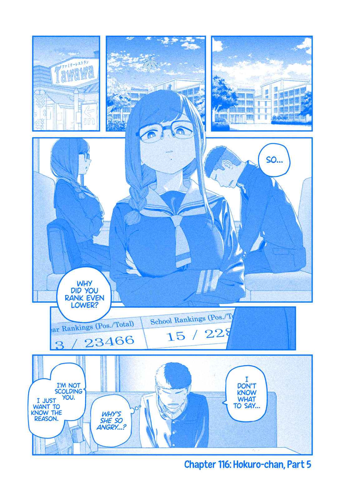 Page 3 Chapter 116 Getsuyoubi no Tawawa (Blue) (Fan Colored)