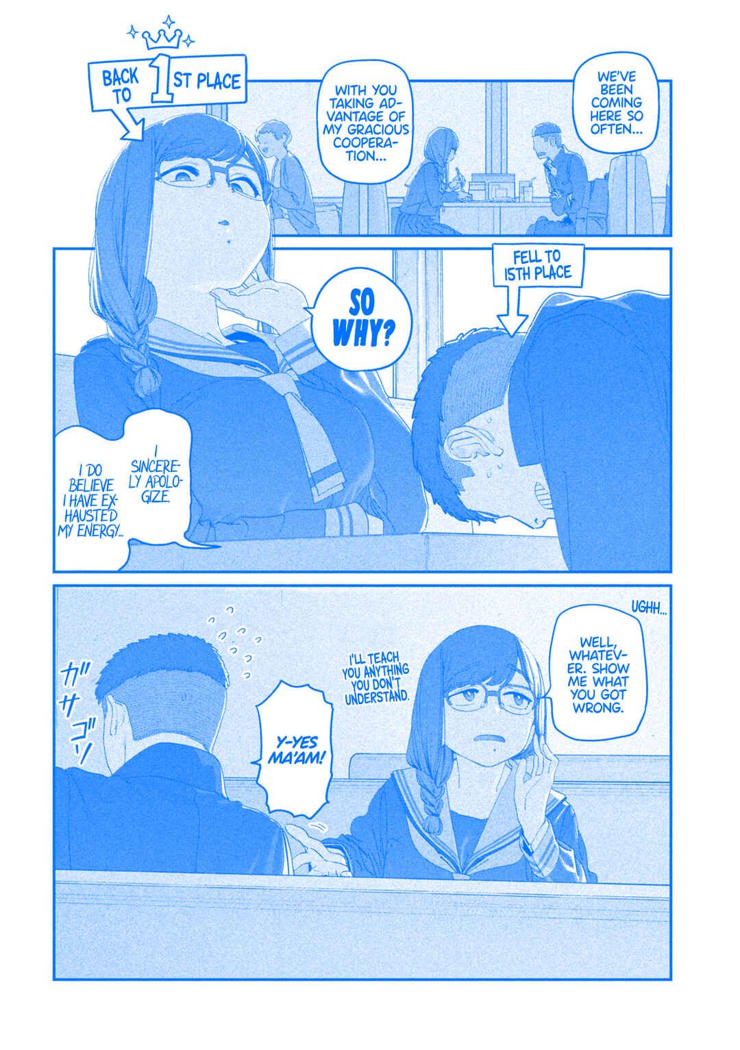 Page 4 Chapter 116 Getsuyoubi no Tawawa (Blue) (Fan Colored)