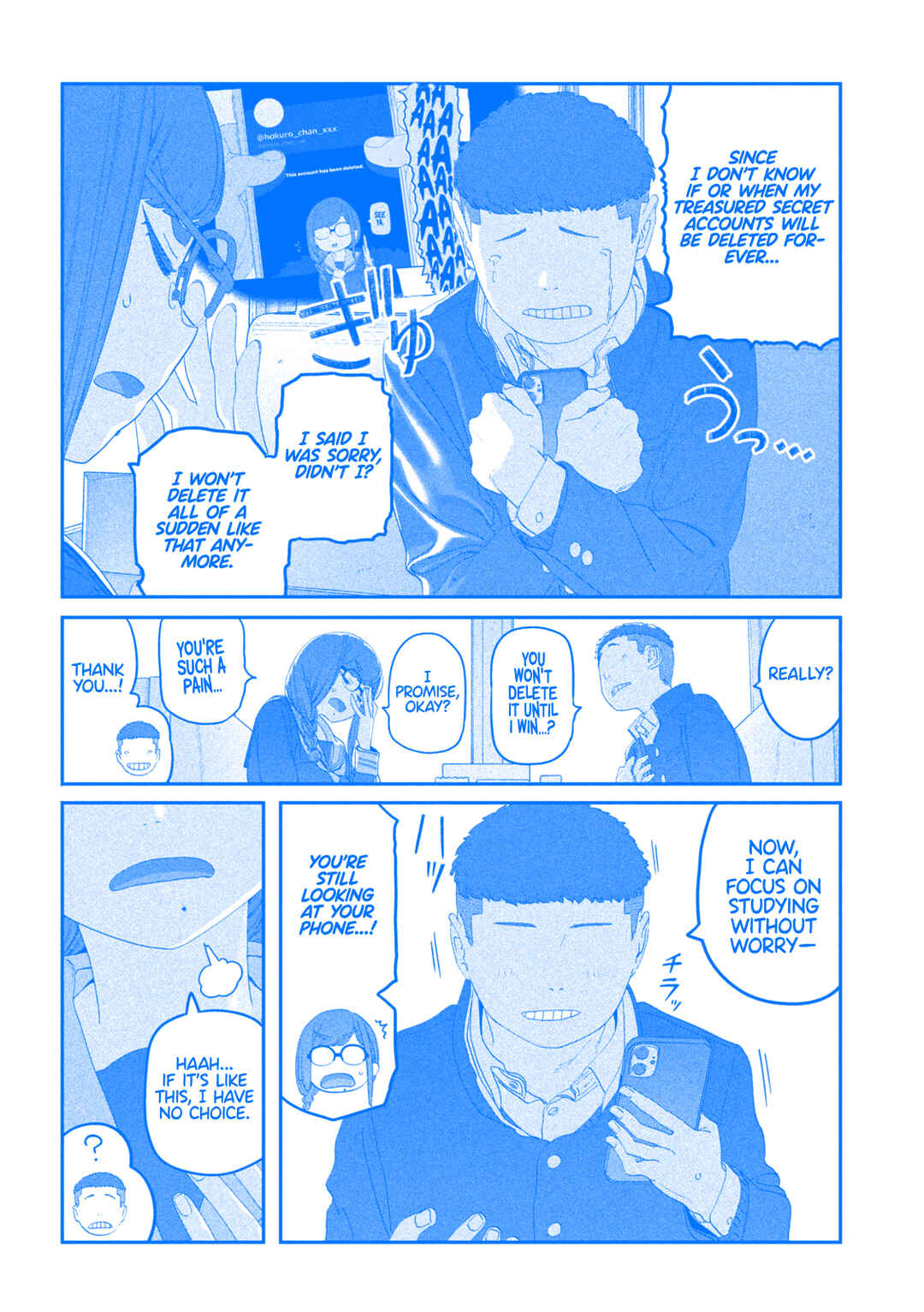 Page 8 Chapter 116 Getsuyoubi no Tawawa (Blue) (Fan Colored)