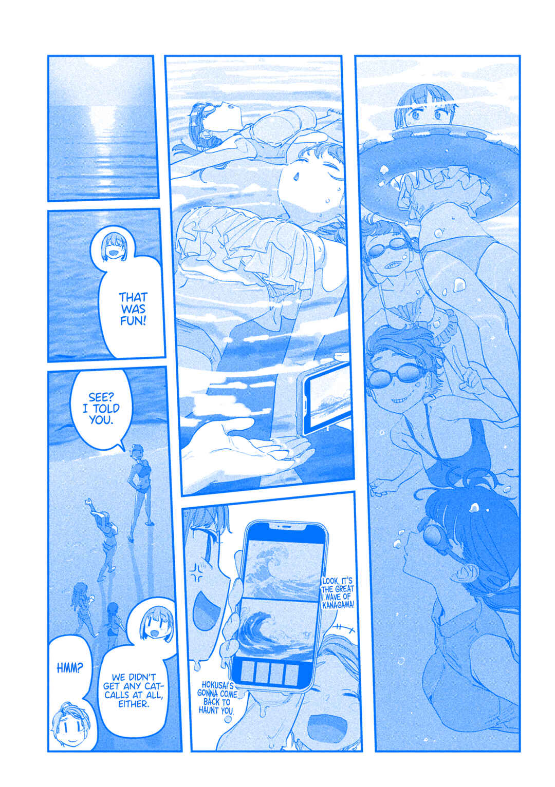 Page 10 Chapter 59 Getsuyoubi no Tawawa (Blue) (Fan Colored)