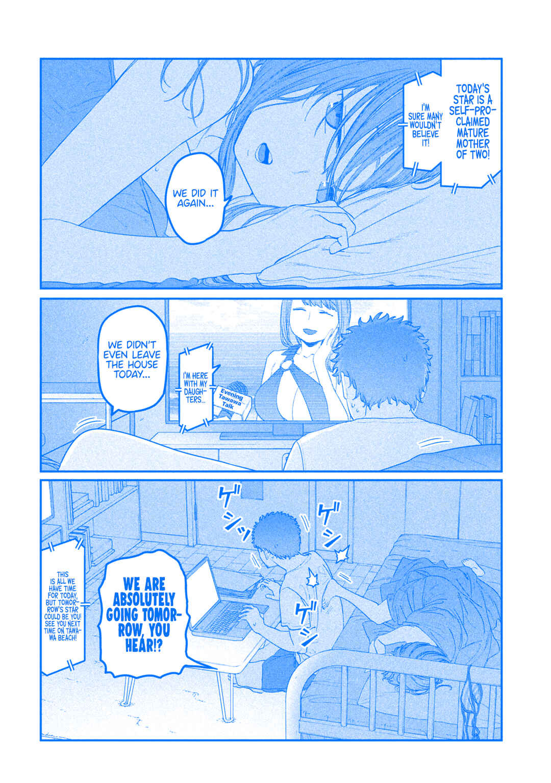 Page 13 Chapter 59 Getsuyoubi no Tawawa (Blue) (Fan Colored)