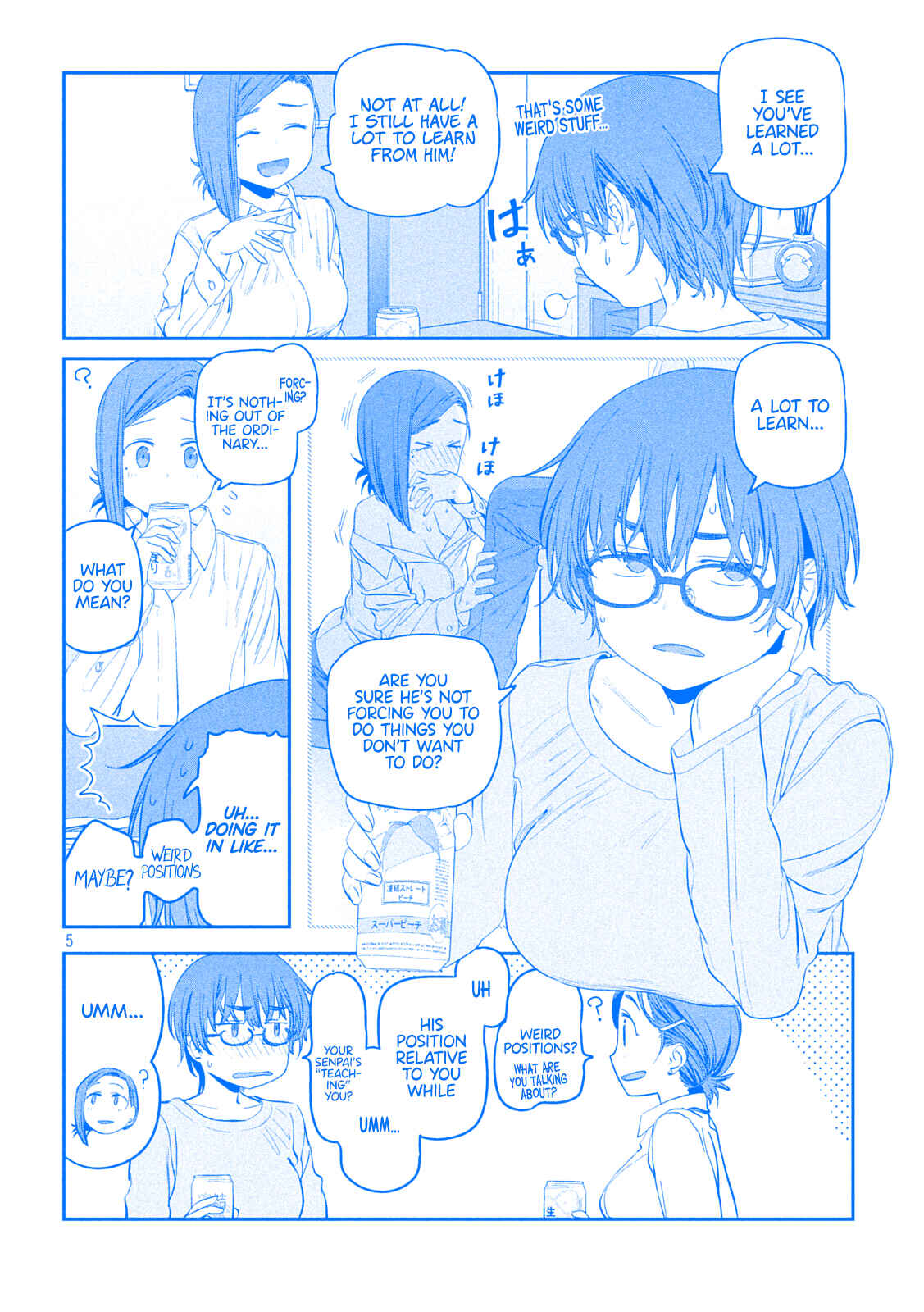 Page 5 Chapter 35 Getsuyoubi no Tawawa (Blue) (Fan Colored)