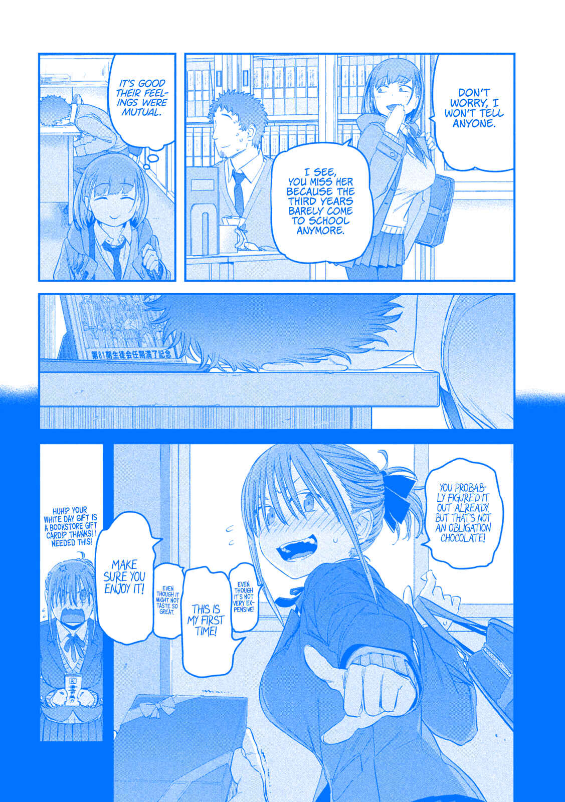 Page 13 Chapter 25 Getsuyoubi no Tawawa (Blue) (Fan Colored)