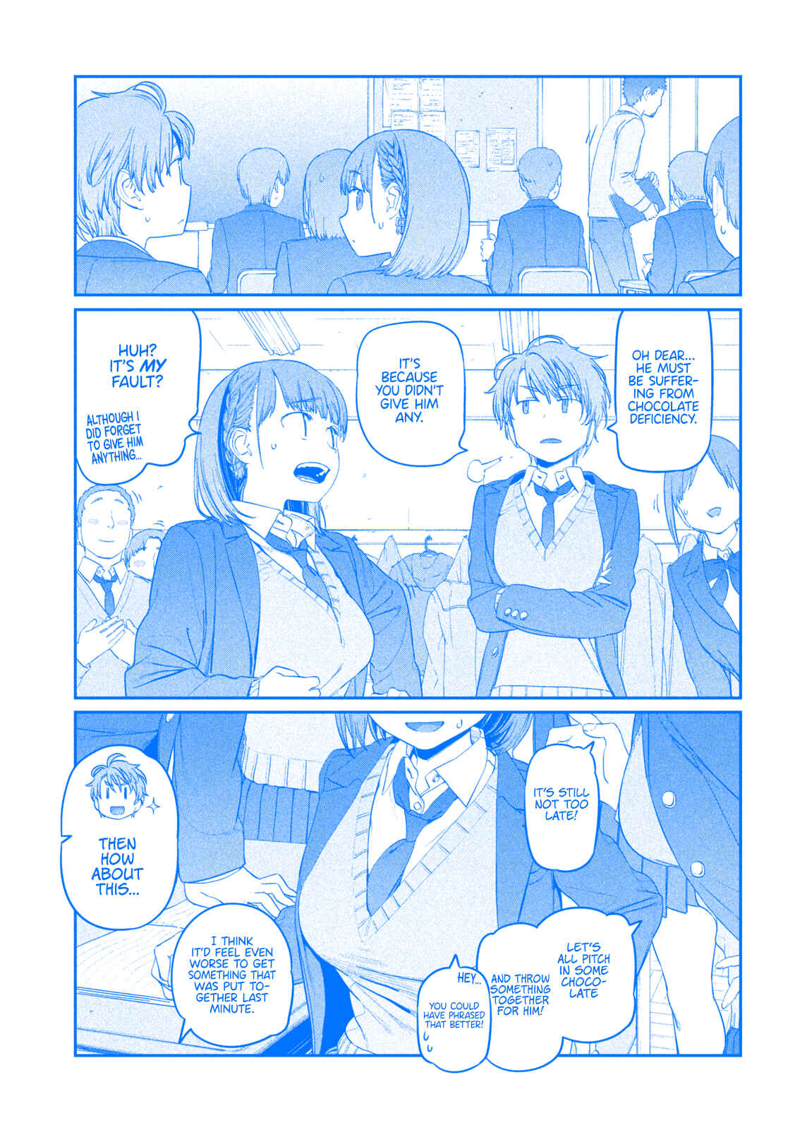 Page 8 Chapter 25 Getsuyoubi no Tawawa (Blue) (Fan Colored)