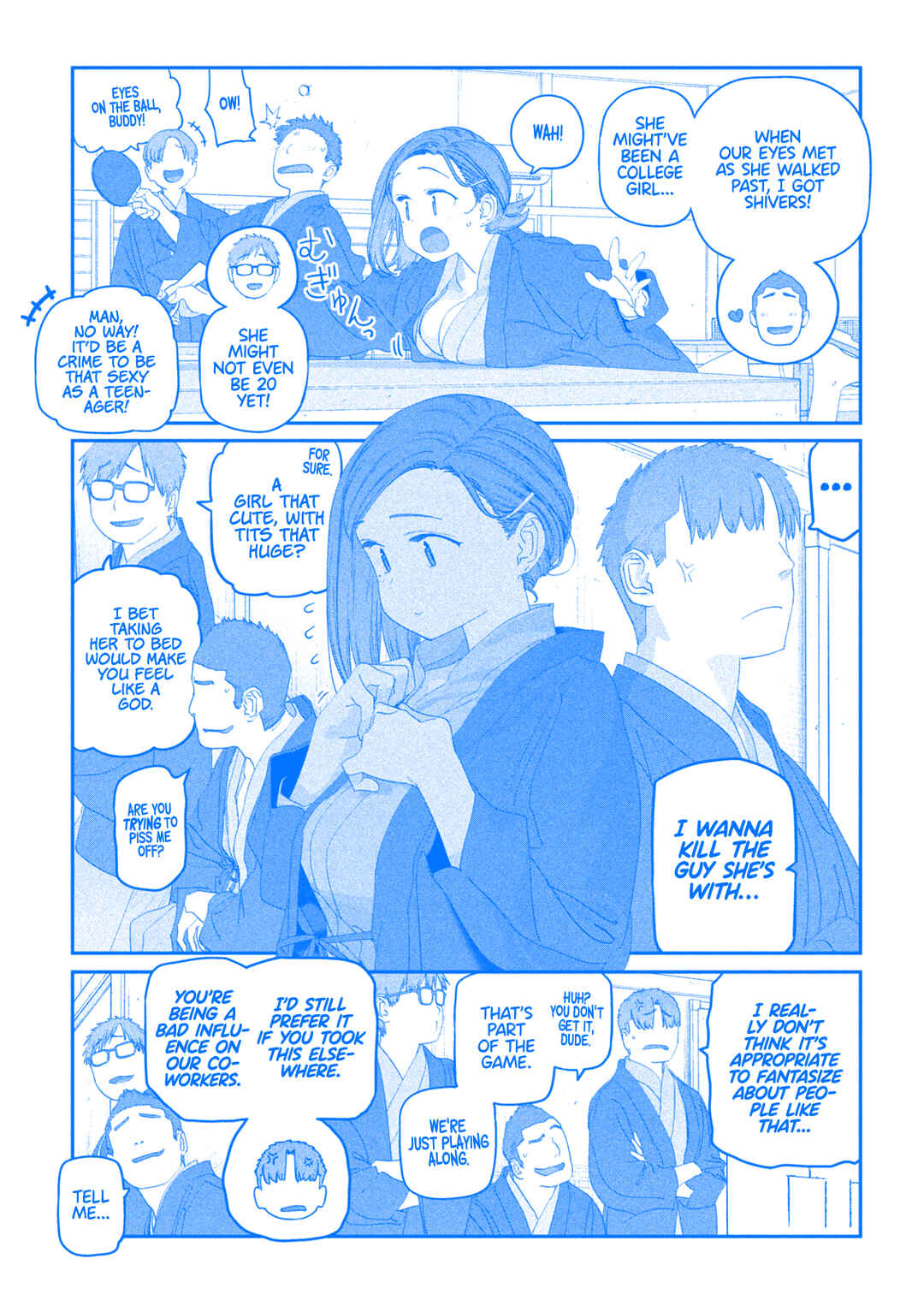 Page 4 Chapter 118 Getsuyoubi no Tawawa (Blue) (Fan Colored)