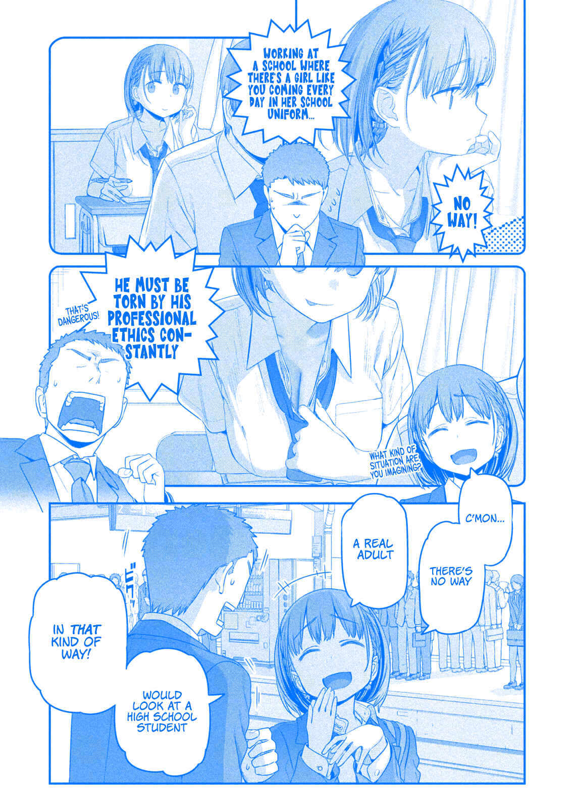 Page 8 Chapter 9 Getsuyoubi no Tawawa (Blue) (Fan Colored)