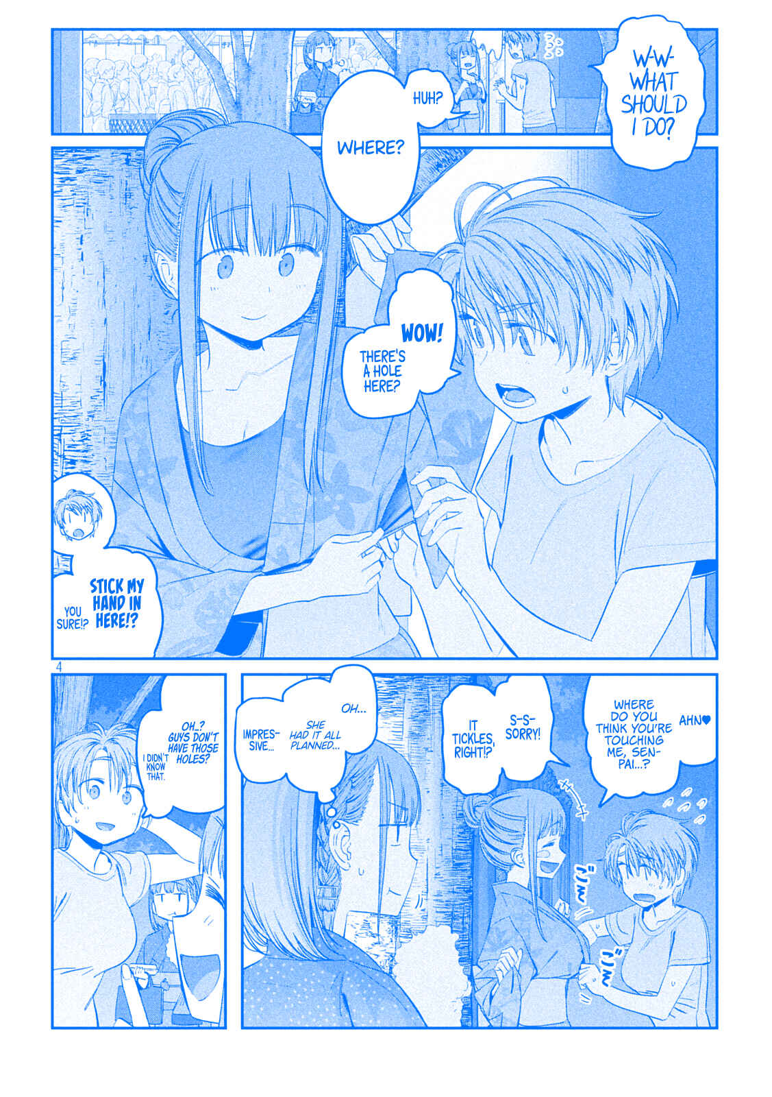 Page 4 Chapter 47 Getsuyoubi no Tawawa (Blue) (Fan Colored)