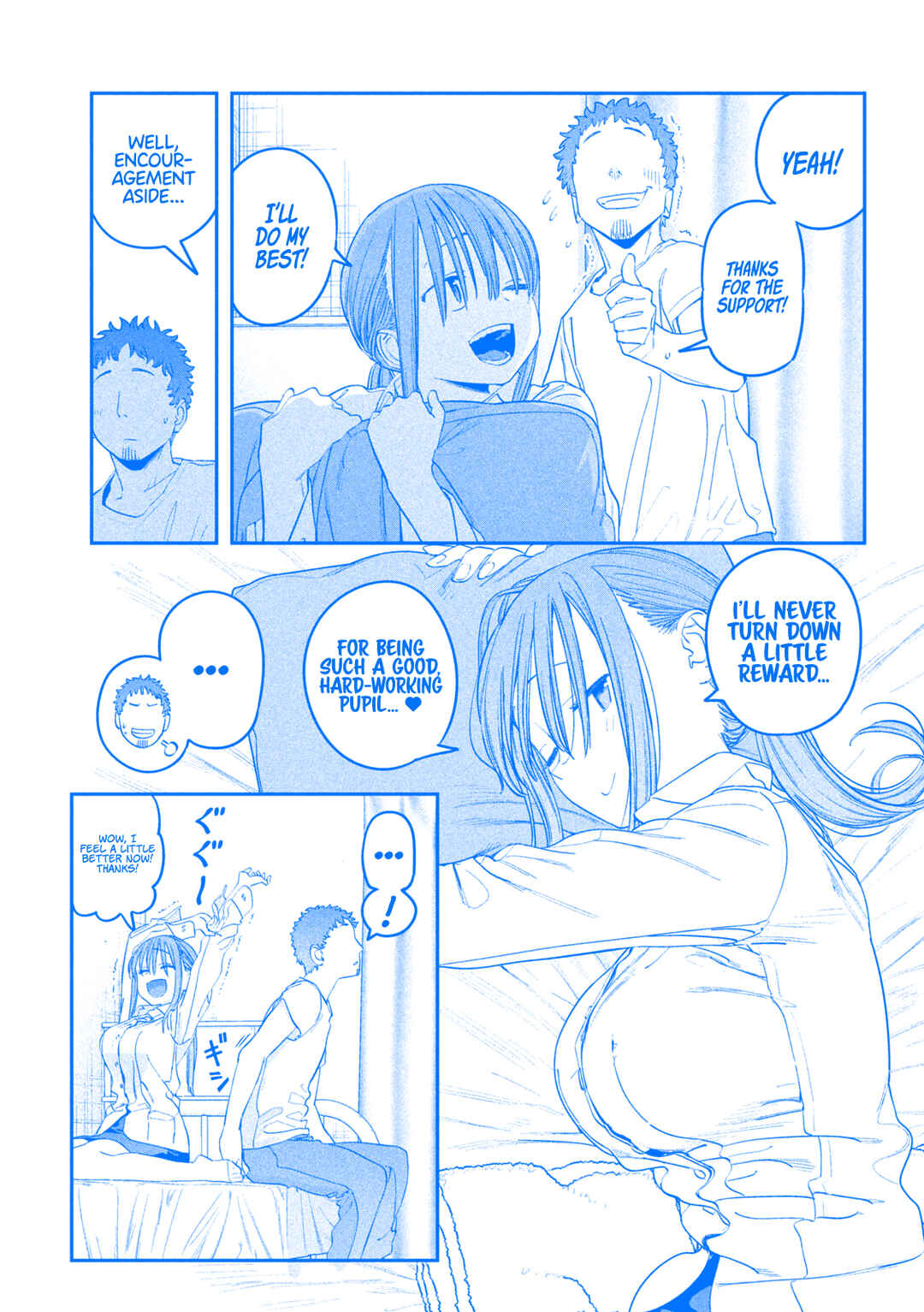 Page 10 Chapter 72 Getsuyoubi no Tawawa (Blue) (Fan Colored)