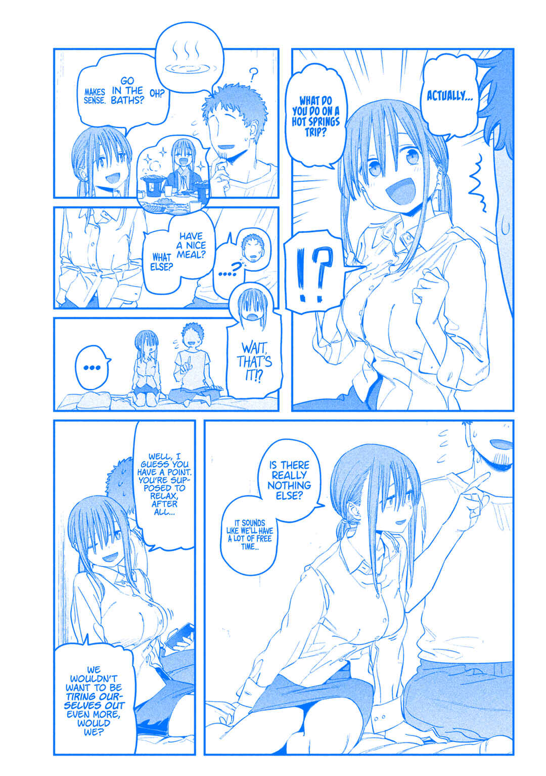 Page 12 Chapter 72 Getsuyoubi no Tawawa (Blue) (Fan Colored)