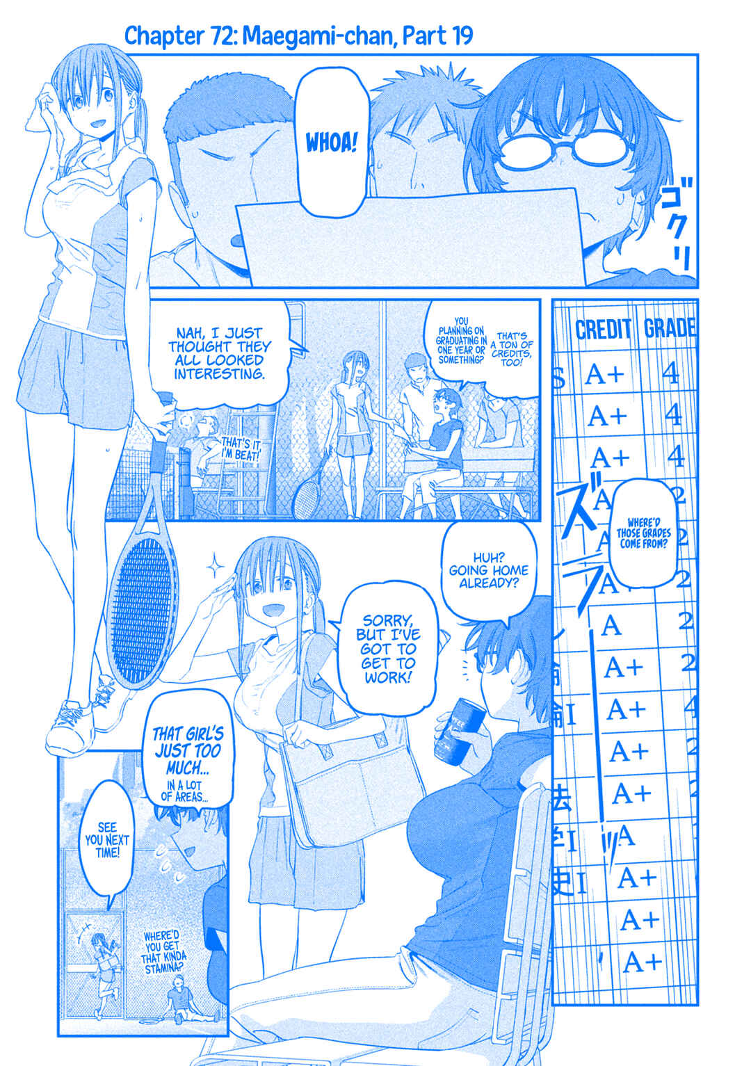 Page 2 Chapter 72 Getsuyoubi no Tawawa (Blue) (Fan Colored)