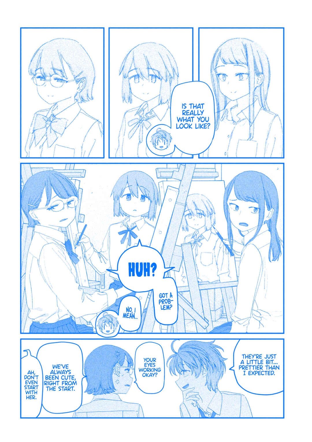 Page 3 Chapter 115 Getsuyoubi no Tawawa (Blue) (Fan Colored)