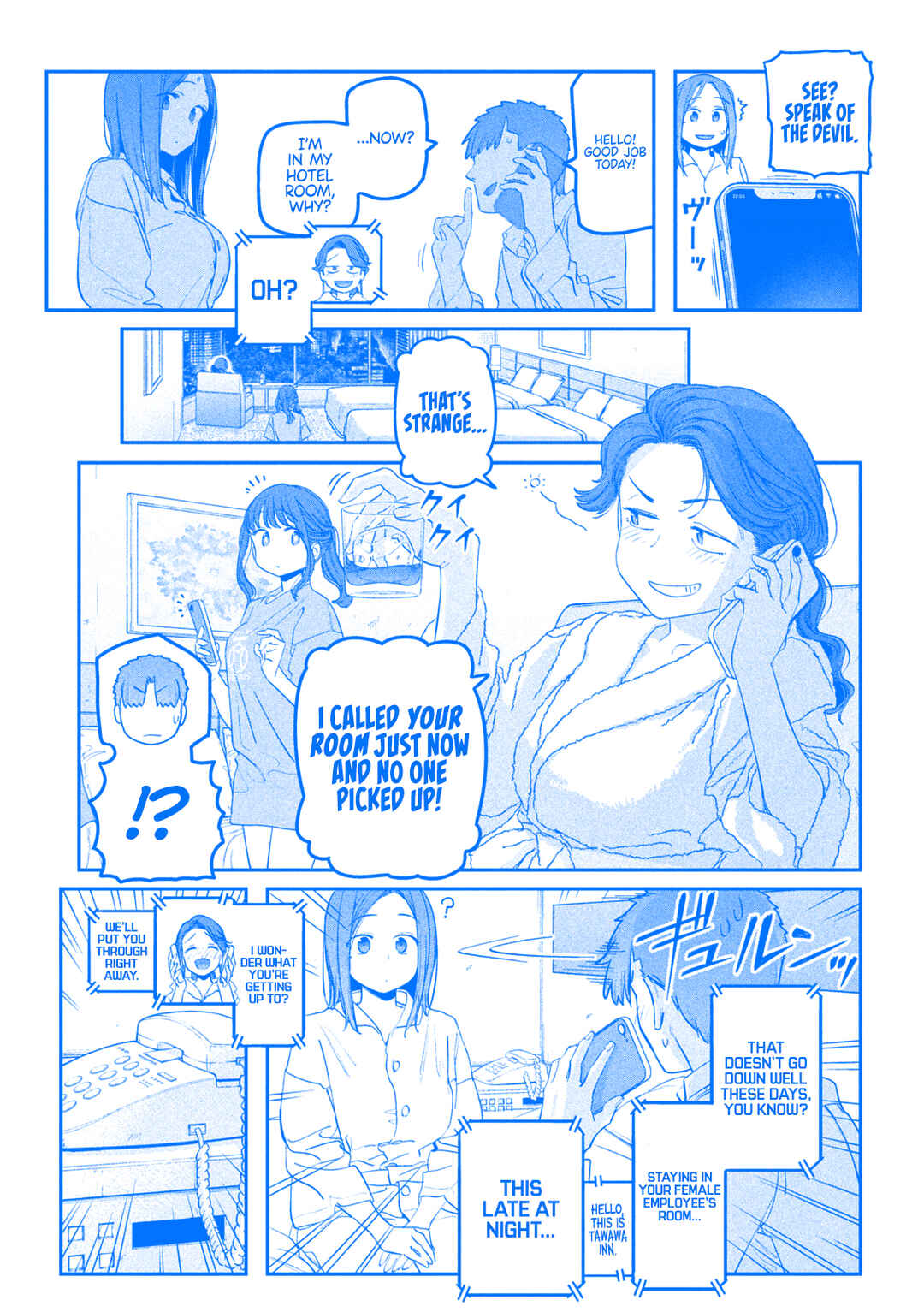 Page 9 Chapter 74 Getsuyoubi no Tawawa (Blue) (Fan Colored)