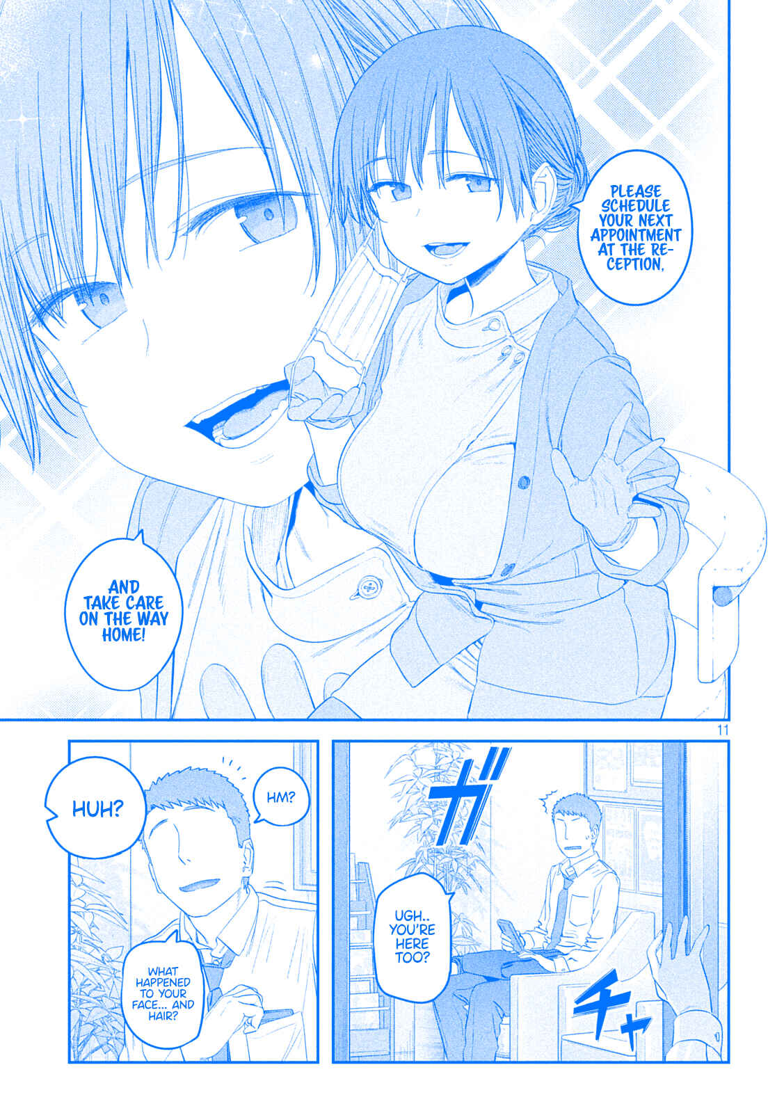 Page 11 Chapter 39 Getsuyoubi no Tawawa (Blue) (Fan Colored)