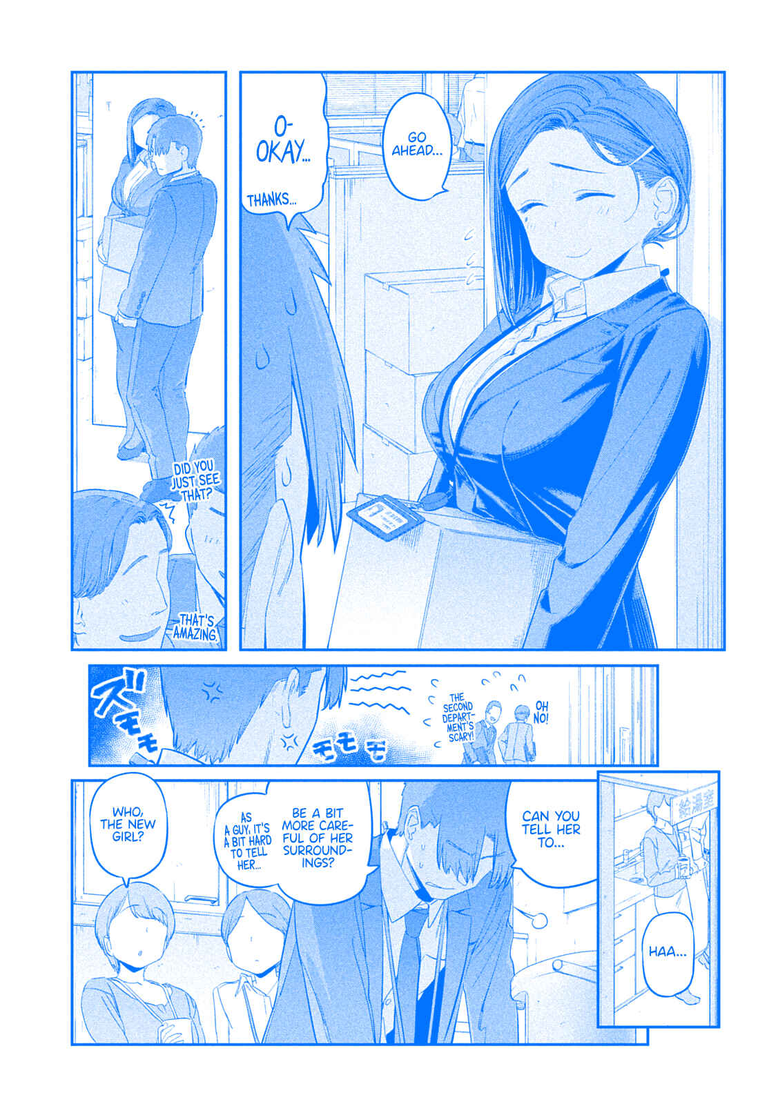 Page 4 Chapter 28 Getsuyoubi no Tawawa (Blue) (Fan Colored)