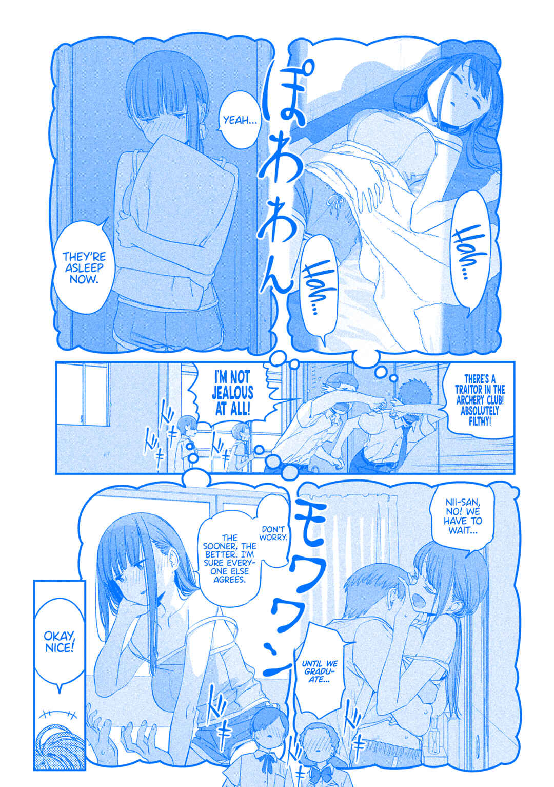 Page 10 Chapter 71 Getsuyoubi no Tawawa (Blue) (Fan Colored)