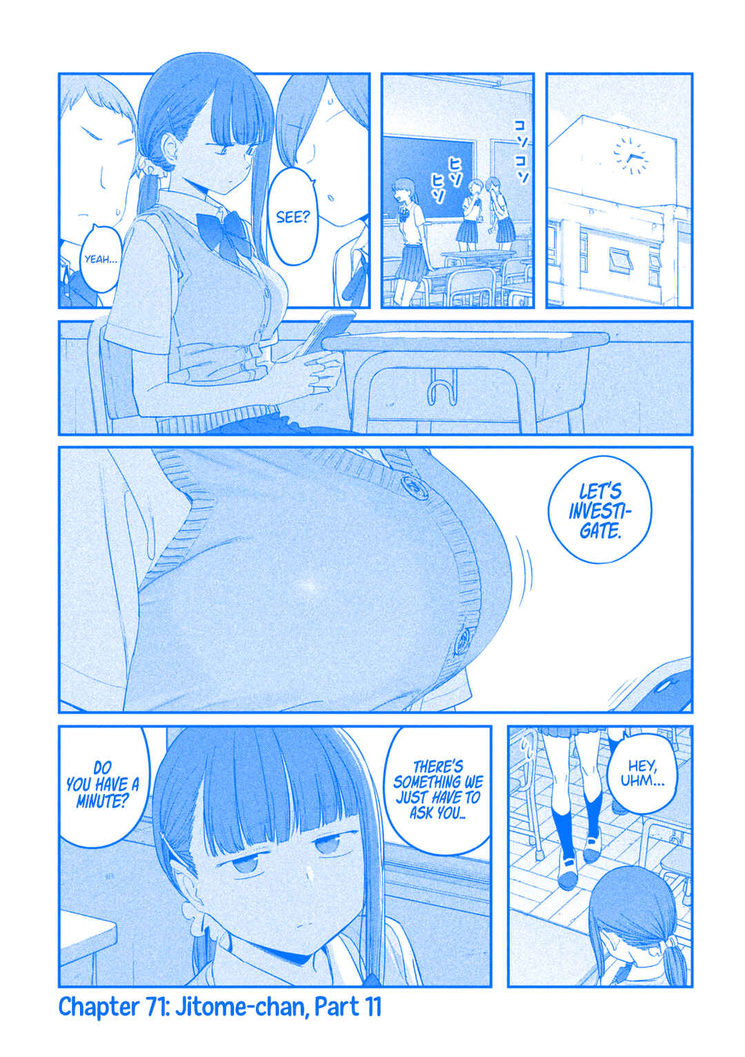 Page 2 Chapter 71 Getsuyoubi no Tawawa (Blue) (Fan Colored)