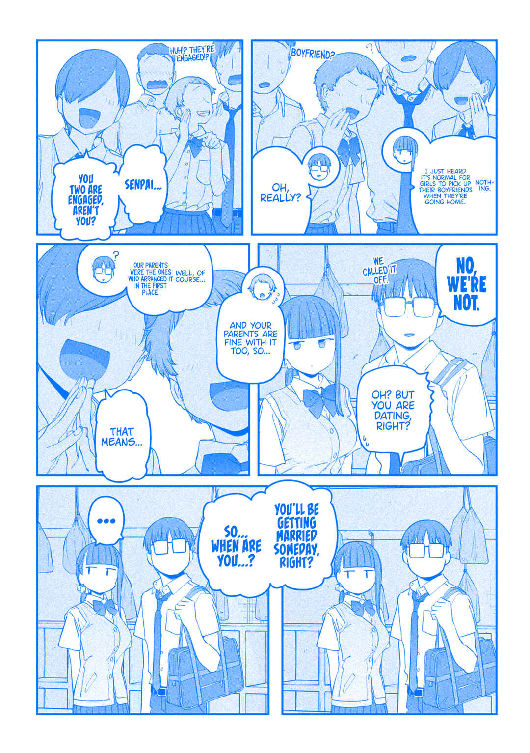 Page 6 Chapter 71 Getsuyoubi no Tawawa (Blue) (Fan Colored)