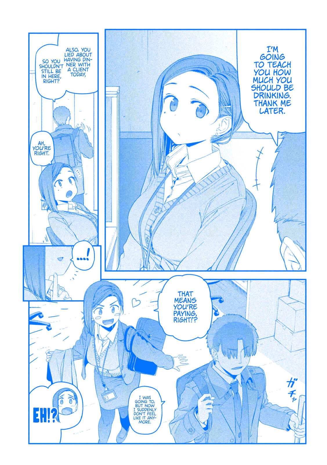 Page 12 Chapter 17 Getsuyoubi no Tawawa (Blue) (Fan Colored)