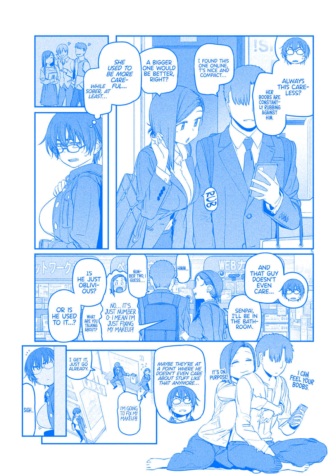 Page 5 Chapter 37 Getsuyoubi no Tawawa (Blue) (Fan Colored)